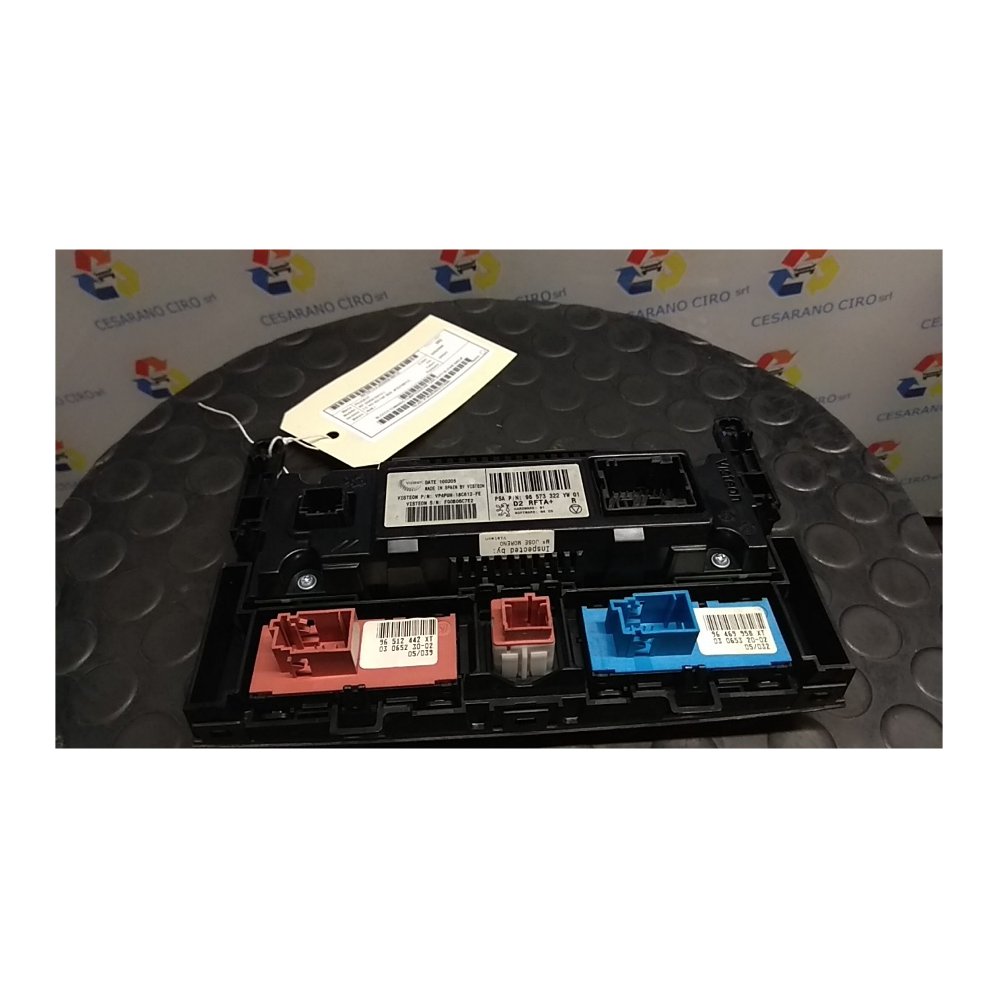 BLOCCO COMANDO CLIMATIZZAZIONE C/A/C AUTO BI-ZONE 143 PEUGEOT 407 (03/04-03/12) RHR 6452J6