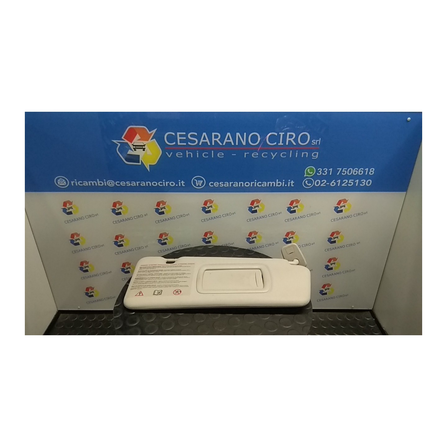 ALETTA PARASOLE PARABREZZA DX. 150 RENAULT LAGUNA 3A SERIE (09/07-) M9RL8 964000001R