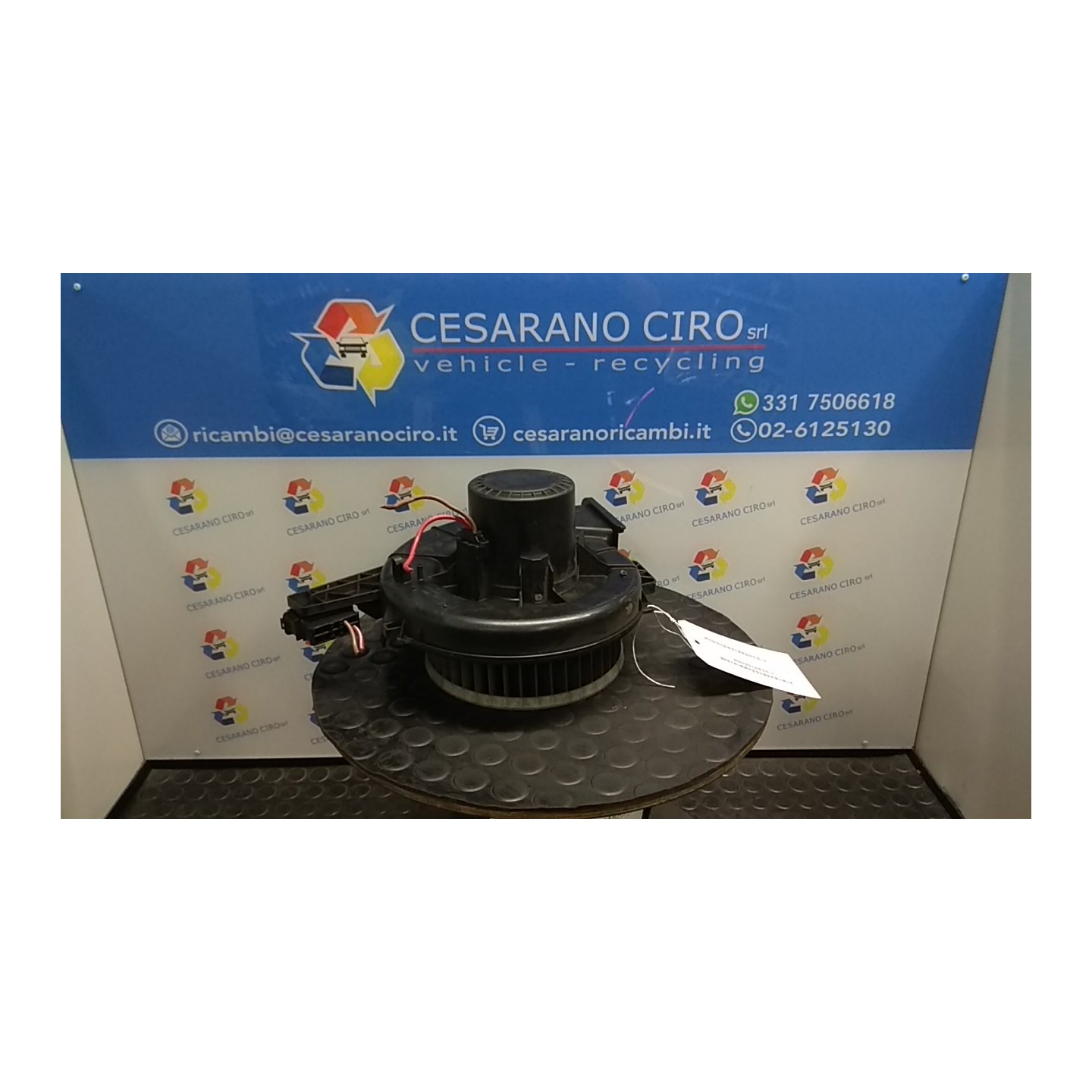 MOTORINO VENTILAZIONE ABITACOLO C/A/C 002 SKODA FABIA (6Y) (01/00-11/07) BUD 6Q1820015H
