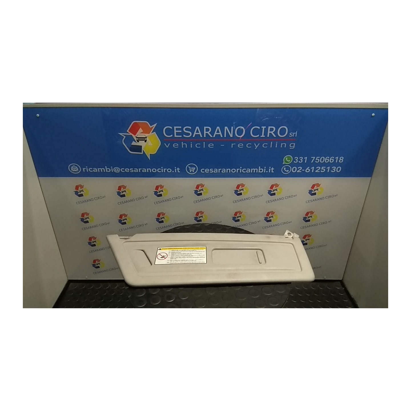 ALETTA PARASOLE PARABREZZA DX. 009 CITROEN C4 PICASSO (09/06-08/13) RHJ 8143XG