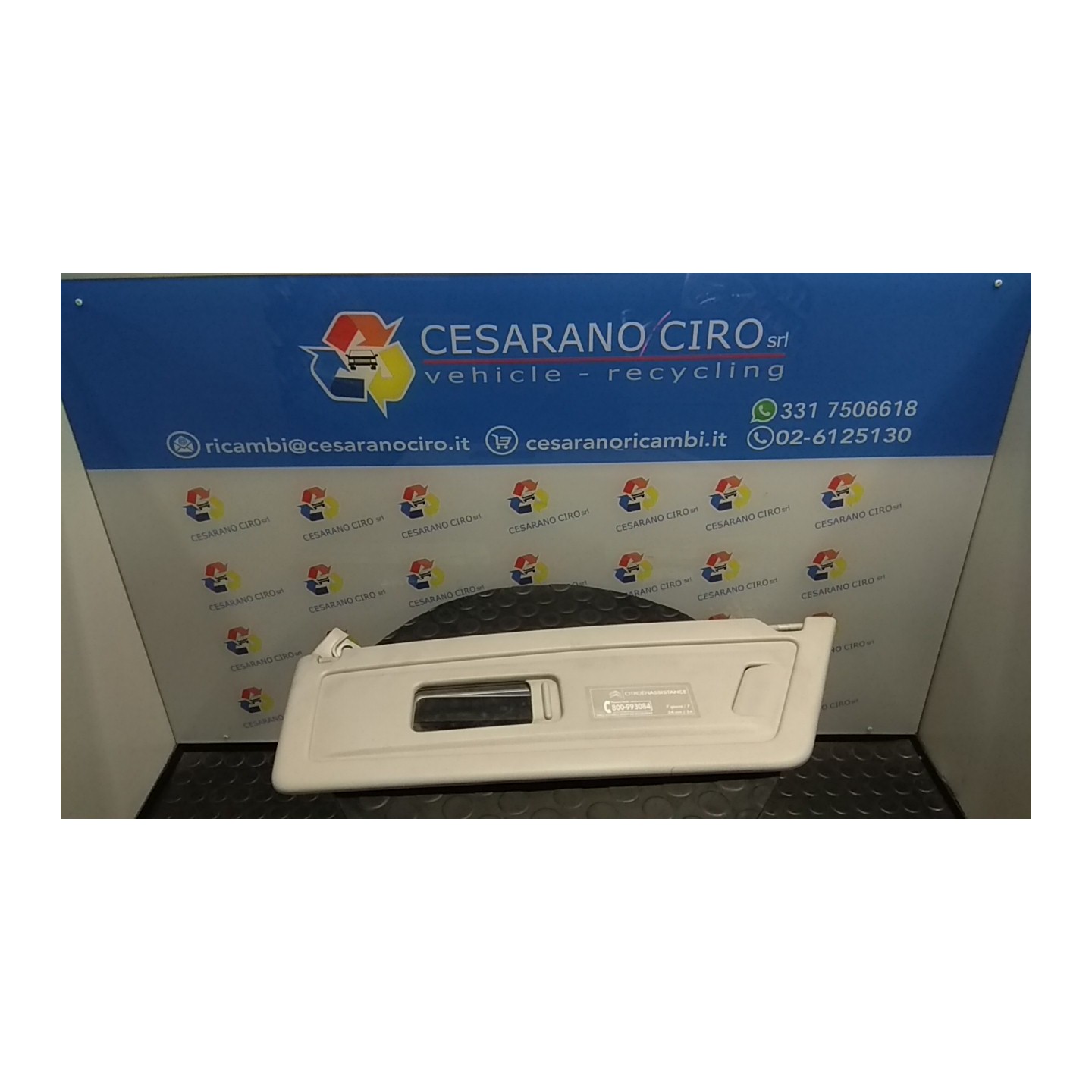 ALETTA PARASOLE PARABREZZA SX. 010 CITROEN C4 PICASSO (09/06-08/13) RHJ 8143XG