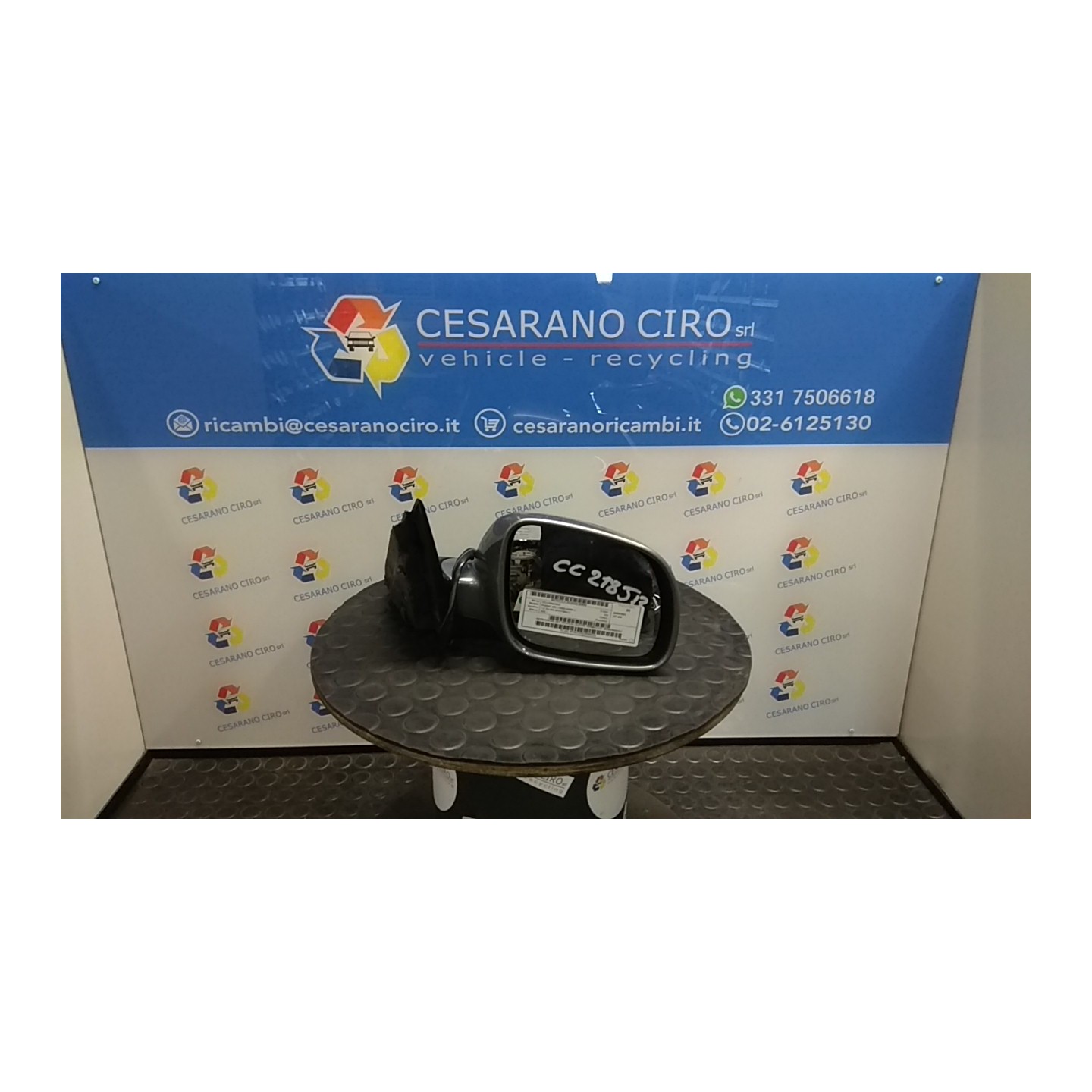 RETROVISORE EST. REGOLAZ. ELETTR. TERMICO DX. 050 VOLKSWAGEN PASSAT (3B) (10/00-03/06) AVB 3B1857508F01C