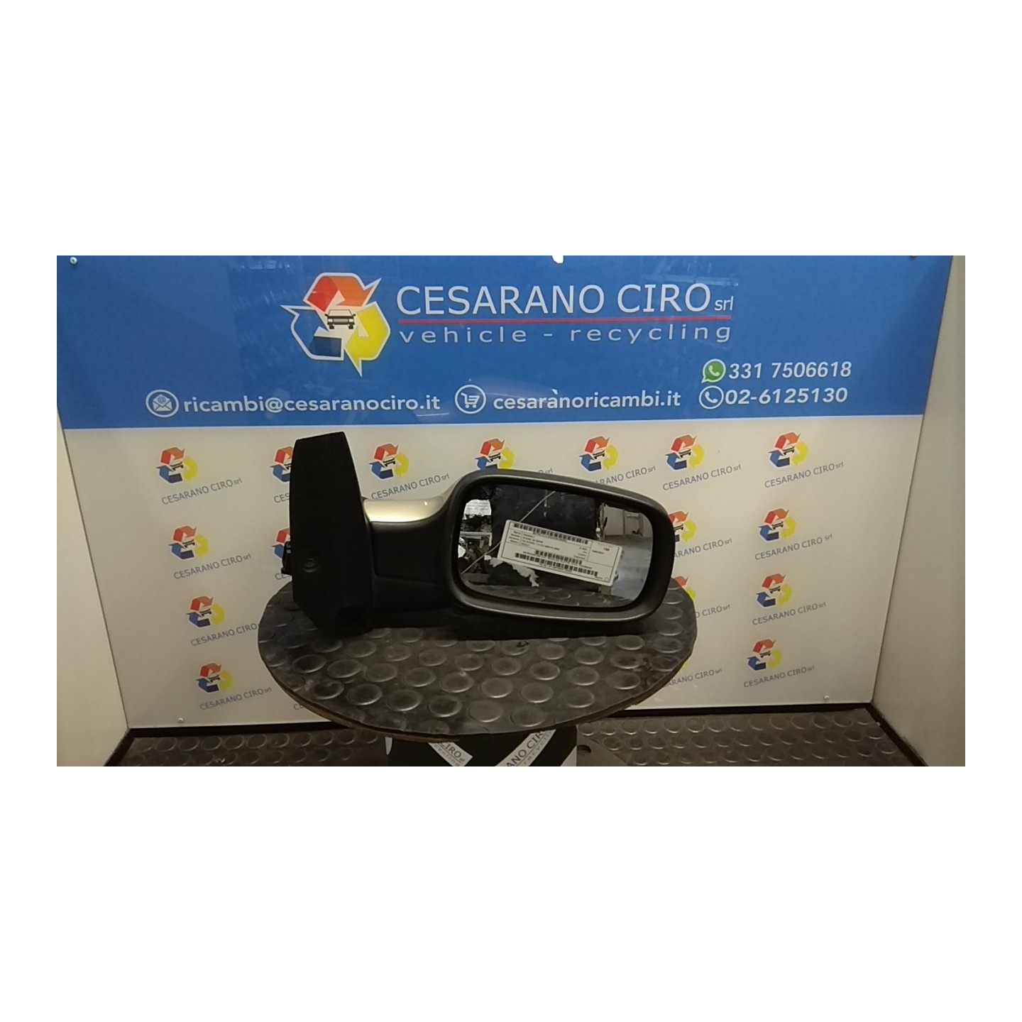 RETROVISORE EST. REGOLAZ. ELETTR. TI DX. 003 RENAULT SCENIC 2A SERIE (06/03-08/09) F9QL8 7701068385
