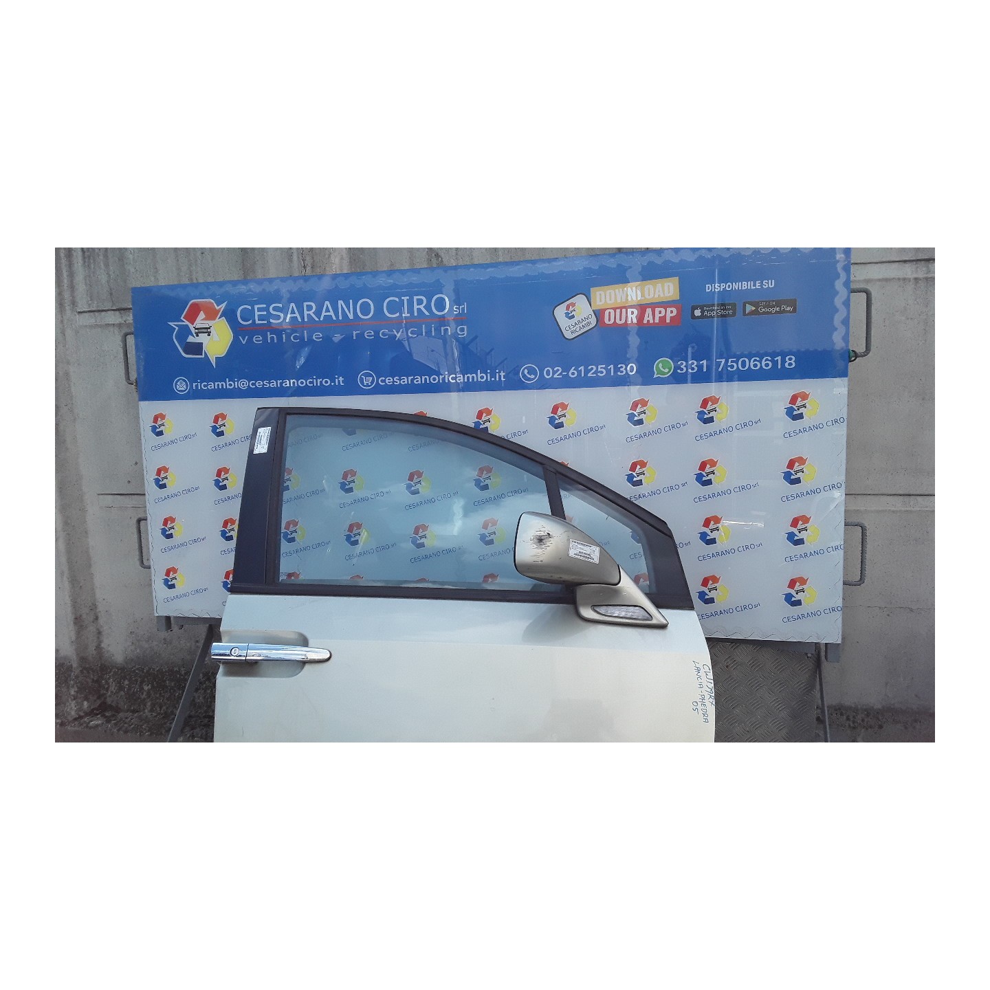 PORTA ANT. DX. 116 LANCIA PHEDRA (TC) (06/02-01/11) 4HW 9459963487