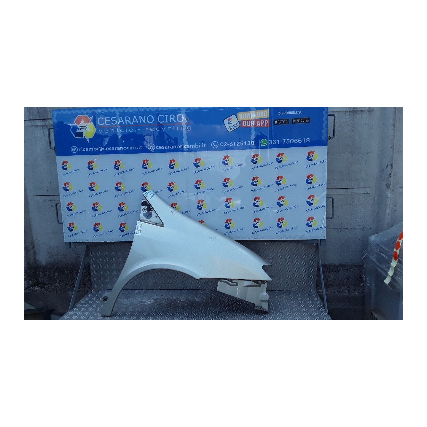 PARAFANGO ANT. DX. 123 LANCIA PHEDRA (TC) (06/02-01/11) 4HW 1493182088