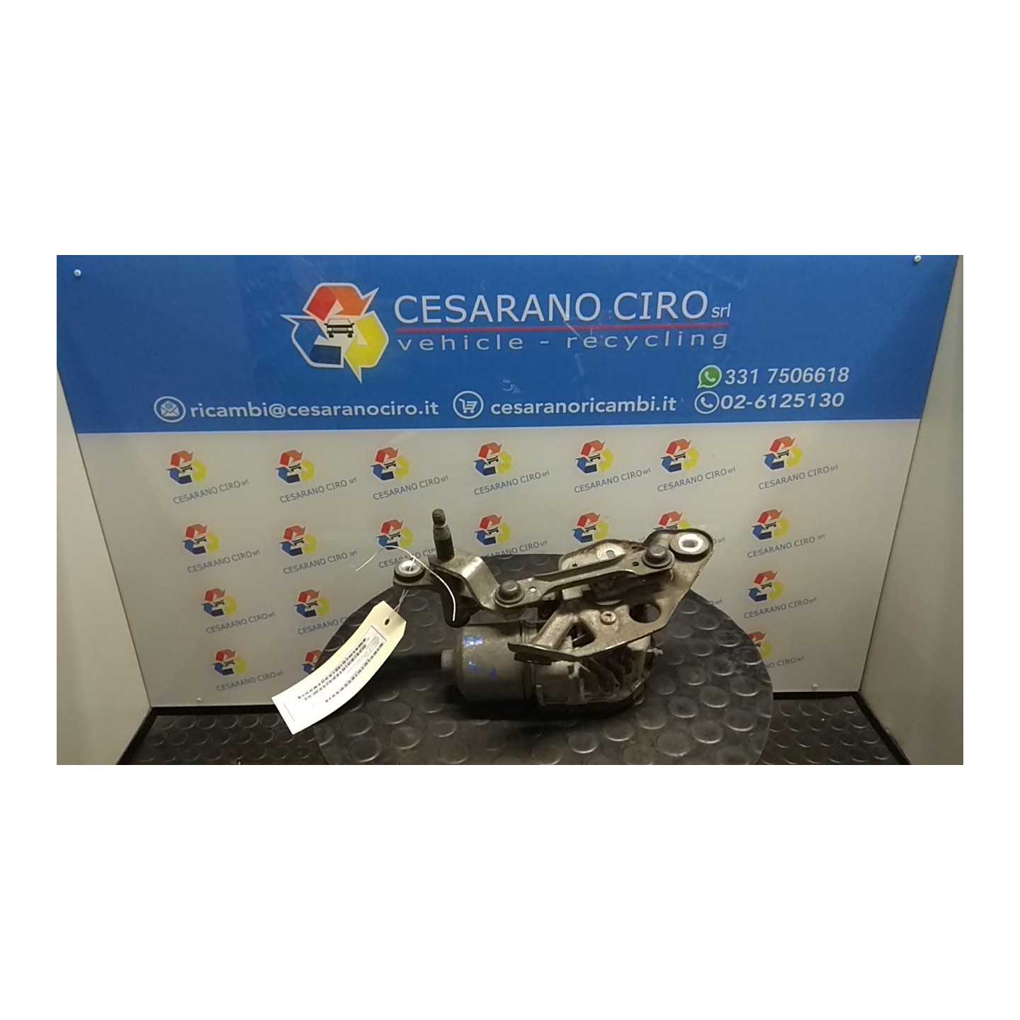 MECCANISMO TERGIPARABREZZA CON MOTORINO SX 281 PEUGEOT 407 (03/04-03/12) 9HZ NB3753017029004SX