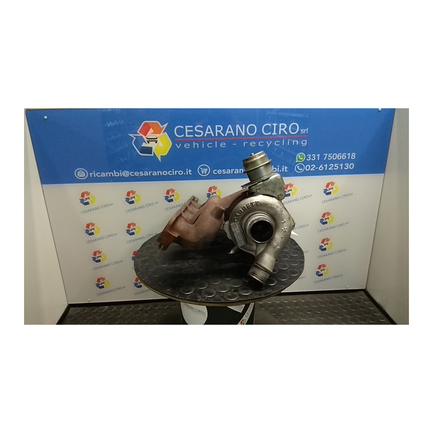 TURBOCOMPRESSORE C/COLLETTORE SCARICO C/ATTUAT.AZION.ELETTR. 133 JAGUAR X-TYPE (02/01-05/10) 6B JDE11405
