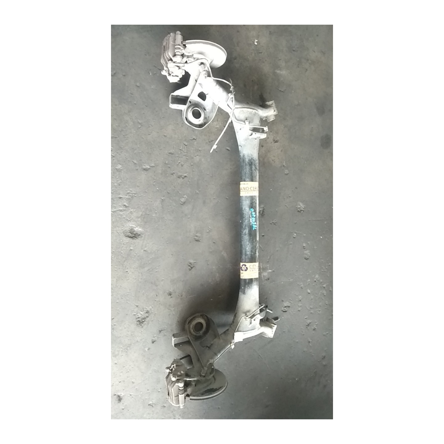 ASSALE POST. C/FRENO A DISCO 177 SKODA FABIA (54) (04/07-) CAY 6Q0500051AT