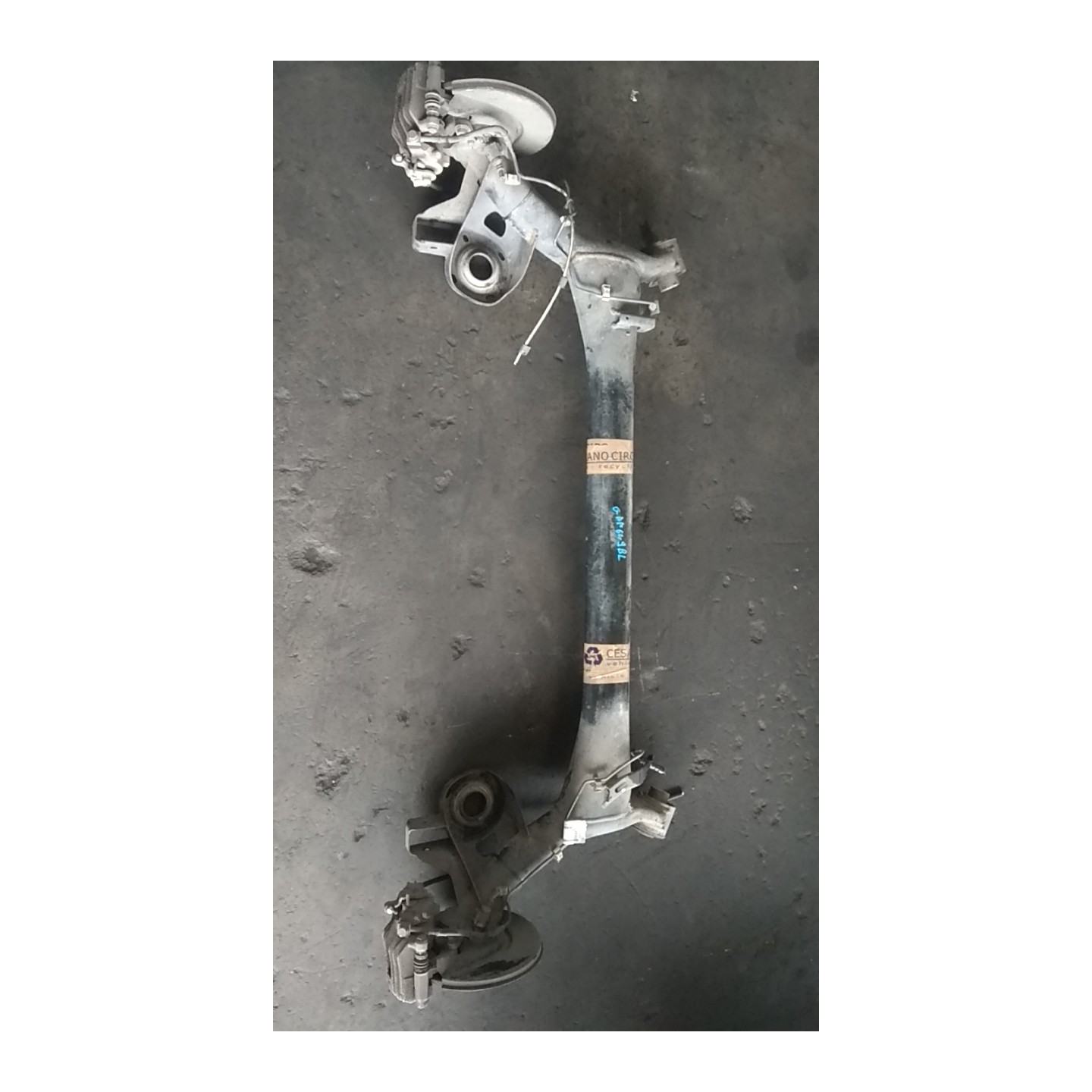 ASSALE POST. C/FRENO A DISCO 177 SKODA FABIA (54) (04/07-) CAY 6Q0500051AT