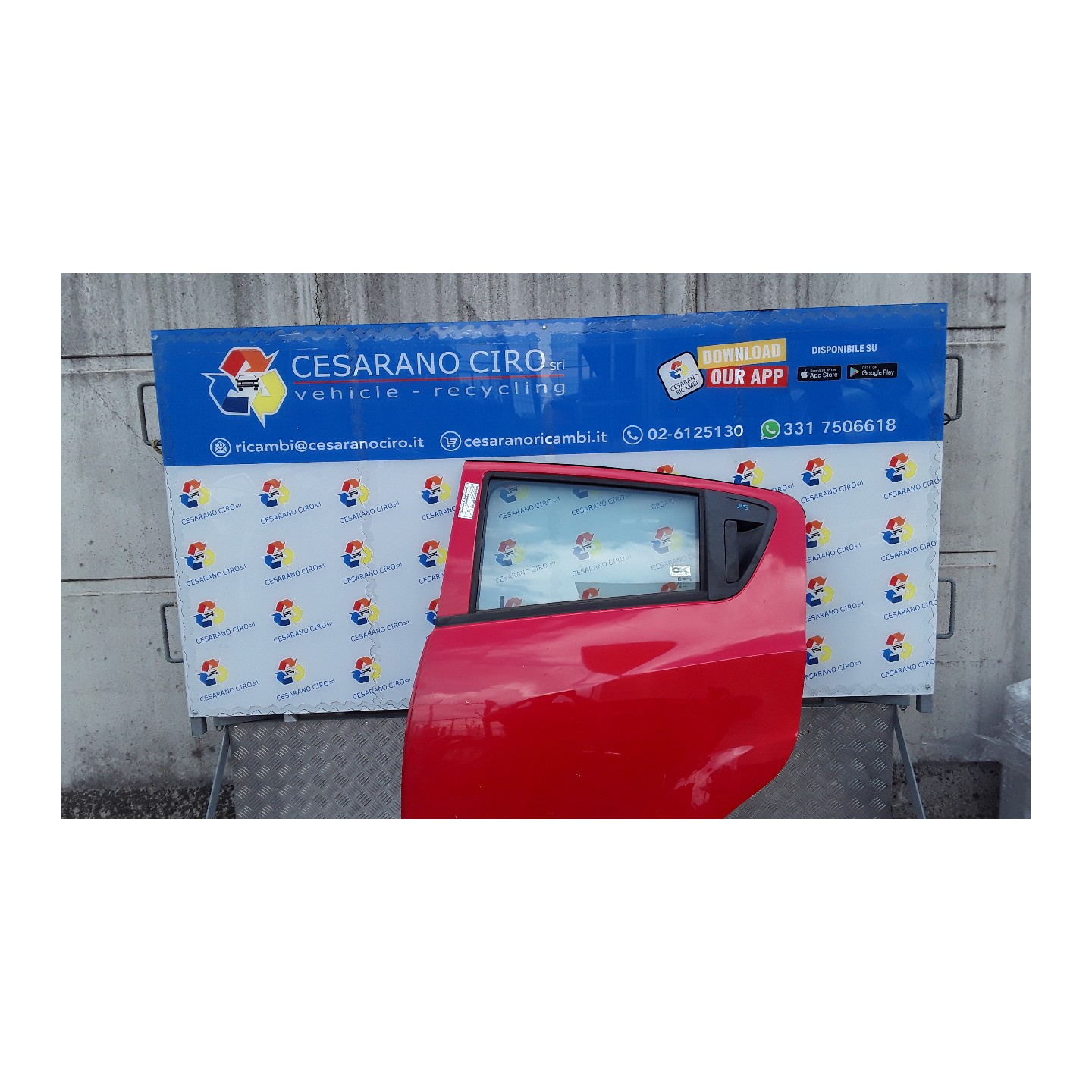 PORTA POST. SX. 013 CHEVROLET (DAEWOO) SPARK (M300) (01/10-12/15) B10D1 95951605