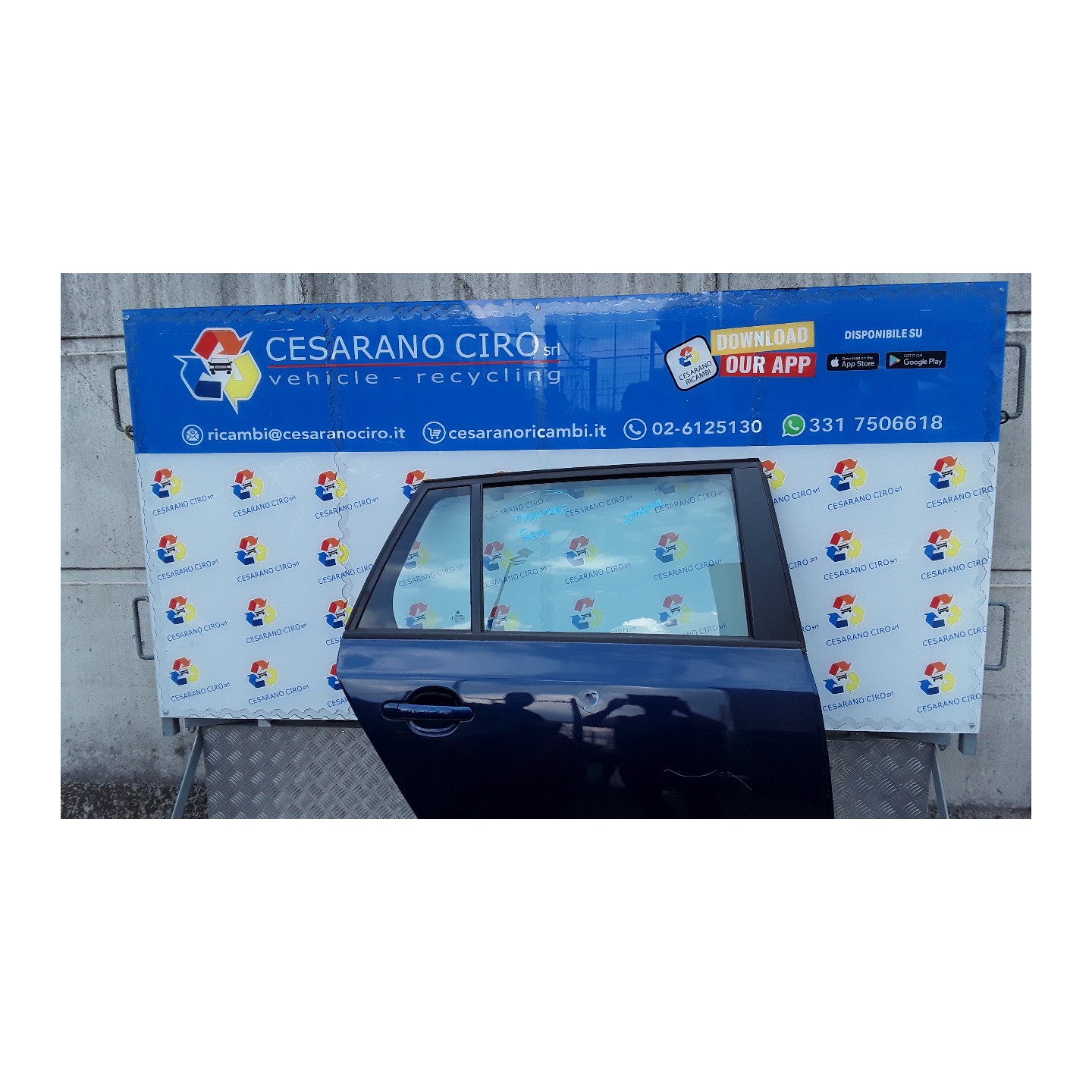 PORTA POST. DX. 015 SKODA FABIA (54) (04/07-) CAY 5J9833052