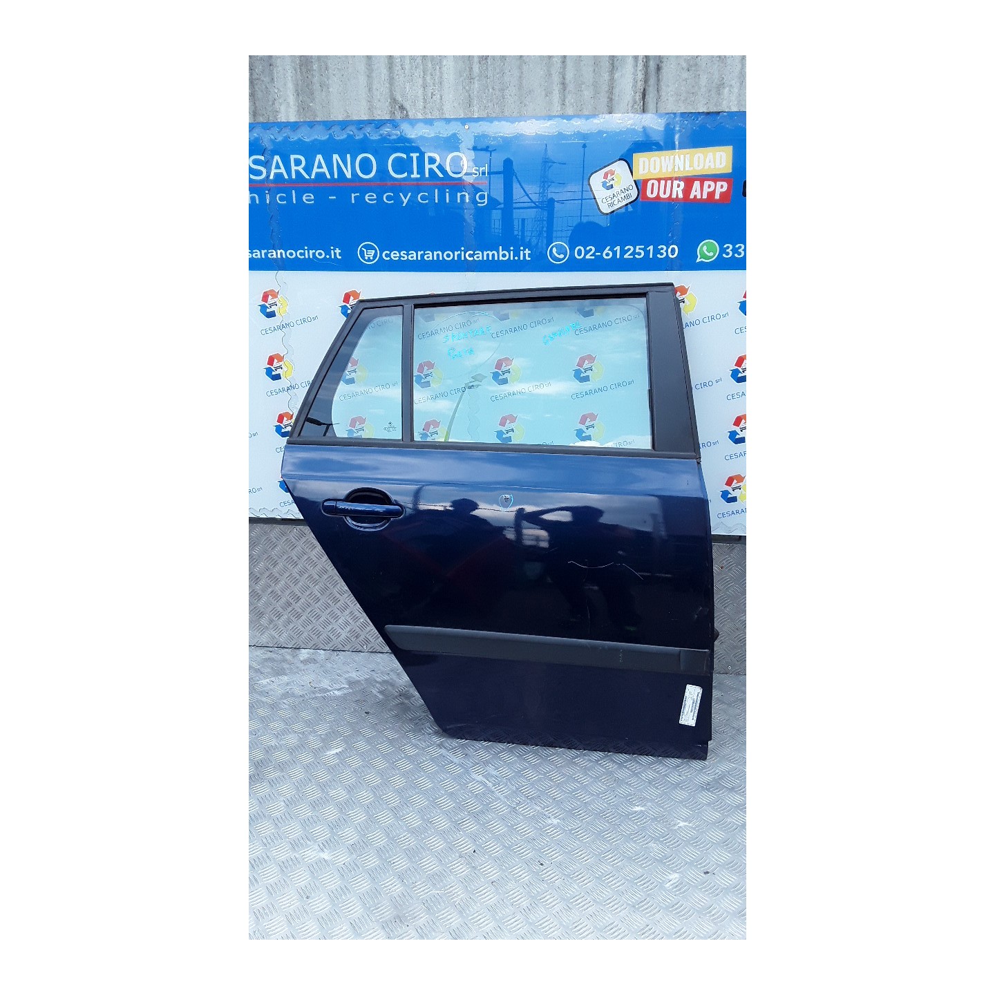 PORTA POST. DX. 015 SKODA FABIA (54) (04/07-) CAY 5J9833052
