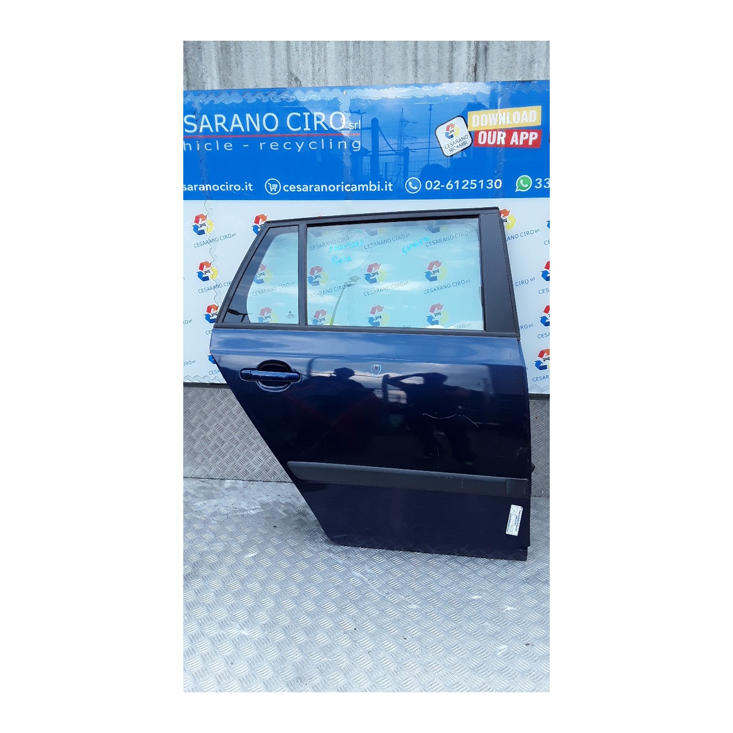 PORTA POST. DX. 015 SKODA FABIA (54) (04/07-) CAY 5J9833052