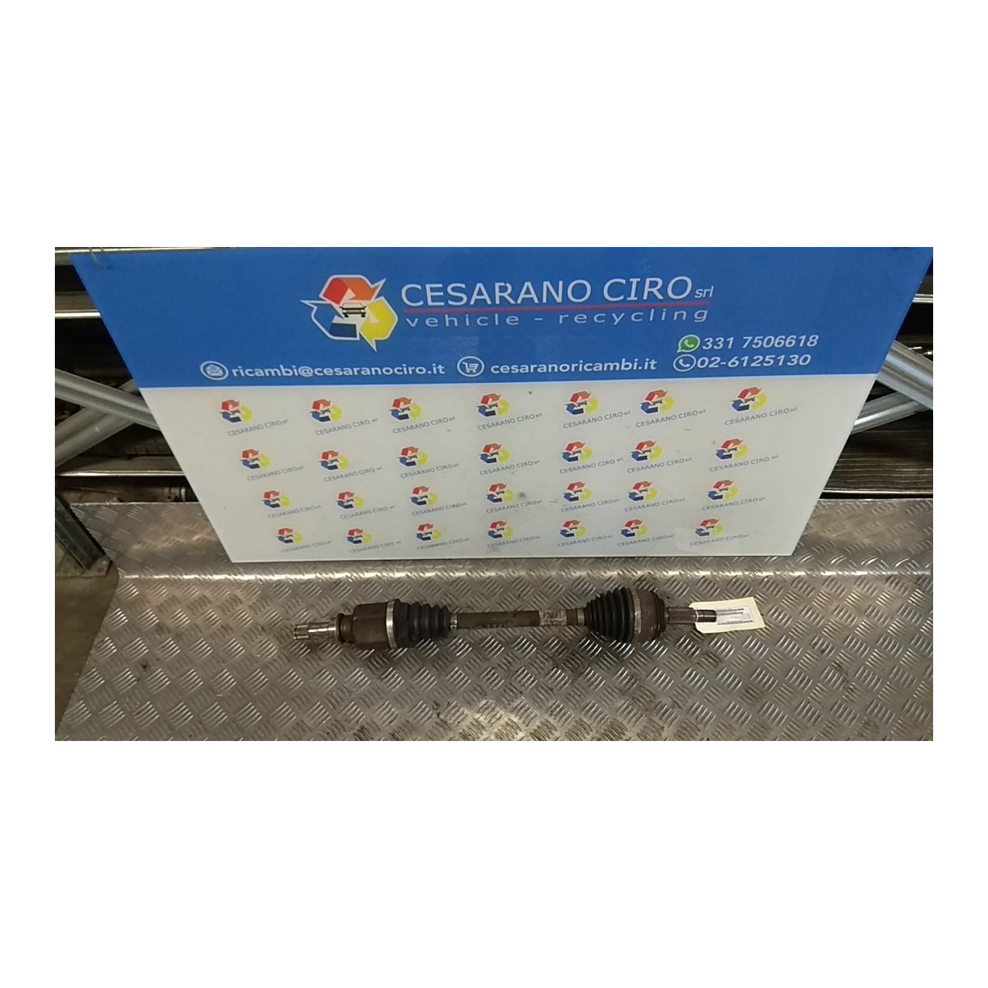 SEMIALBERO ANT. SX 032 RENAULT LAGUNA 2A SERIE (03/05-09/07) K4M57 NB2837019059005SX