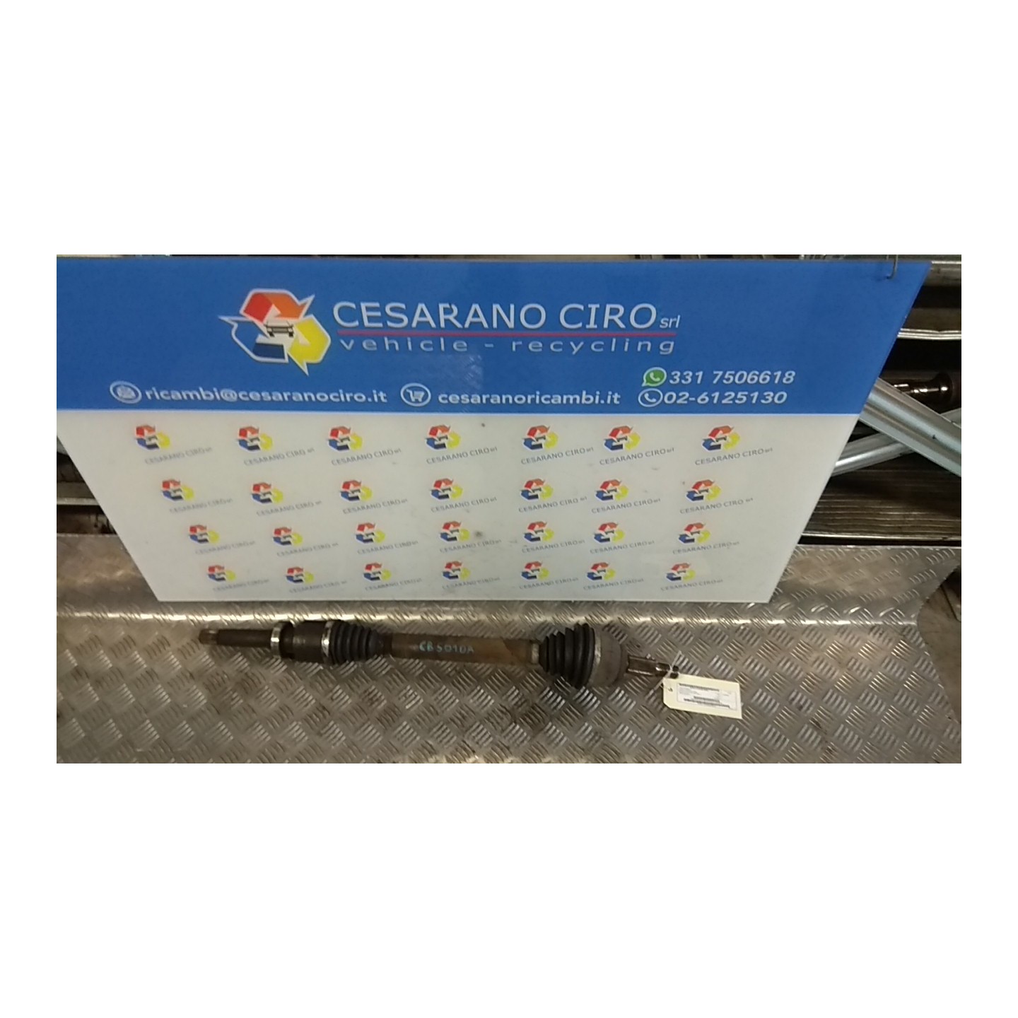 SEMIALBERO ANT. C/BILANCIERE SX. 036 RENAULT LAGUNA 2A SERIE (03/01-09/07) F4RJ7 8200382638