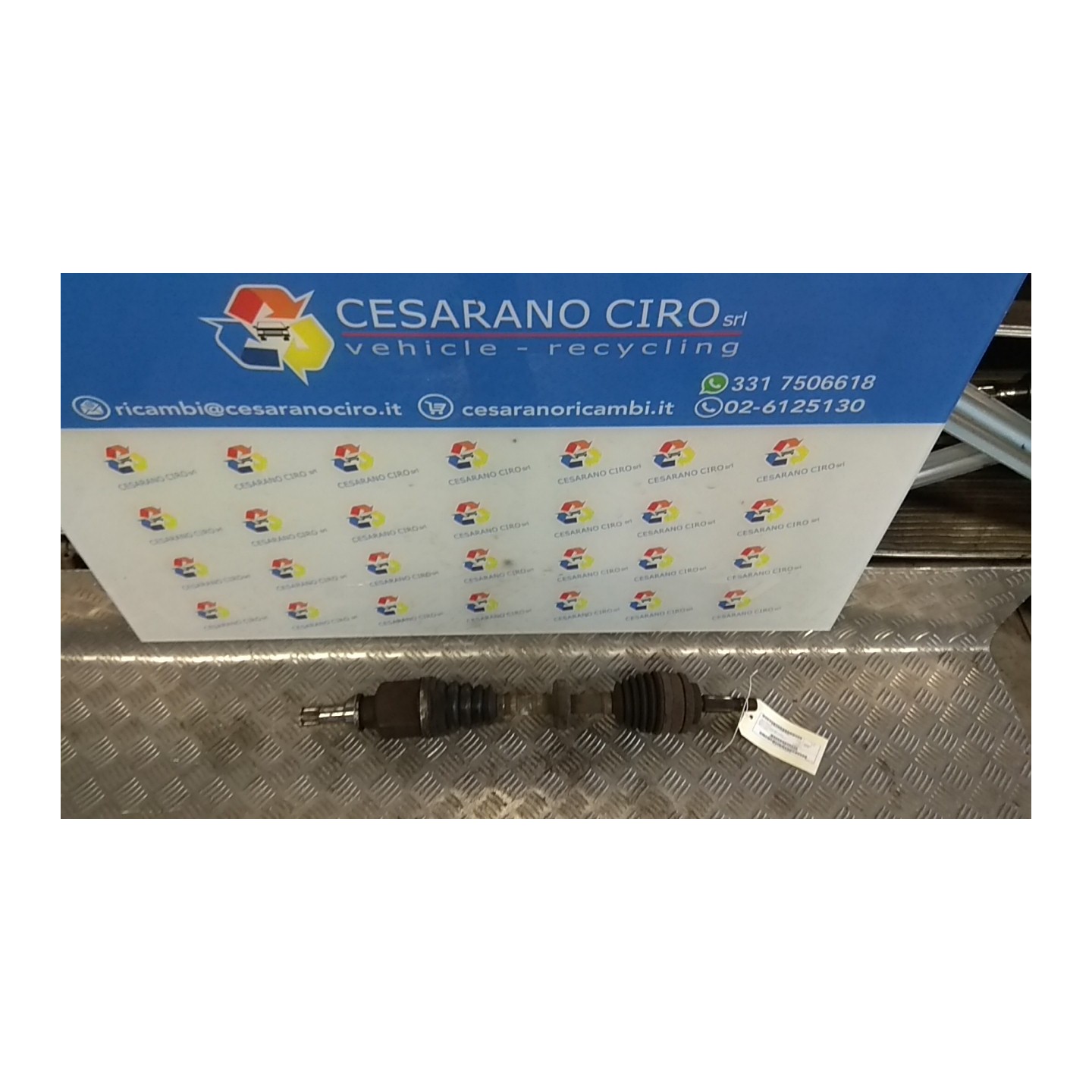 SEMIALBERO ANT. COMPL. SX. 054 RENAULT CLIO 2A SERIE (05/01-11/10) K9KV7 8200255027