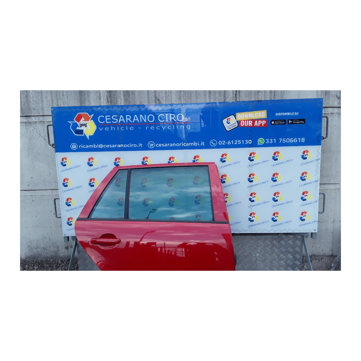 PORTA POST. DX. 062 SKODA FABIA (6Y) (01/00-11/07) BUD 6Y9833052