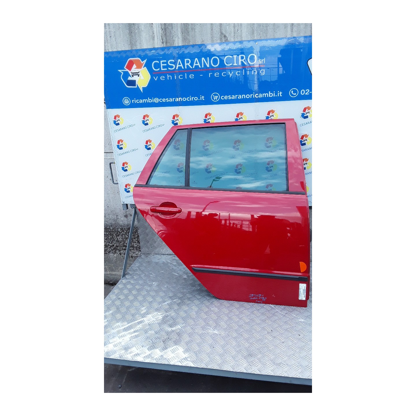 PORTA POST. DX. 062 SKODA FABIA (6Y) (01/00-11/07) BUD 6Y9833052