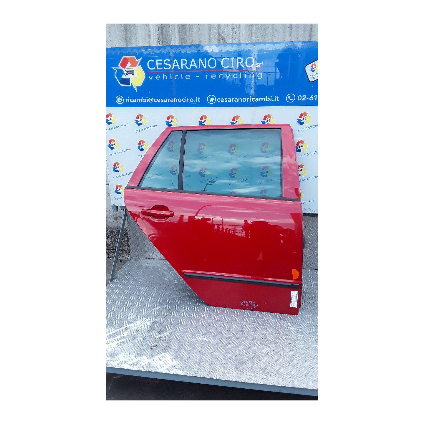 PORTA POST. DX. 062 SKODA FABIA (6Y) (01/00-11/07) BUD 6Y9833052