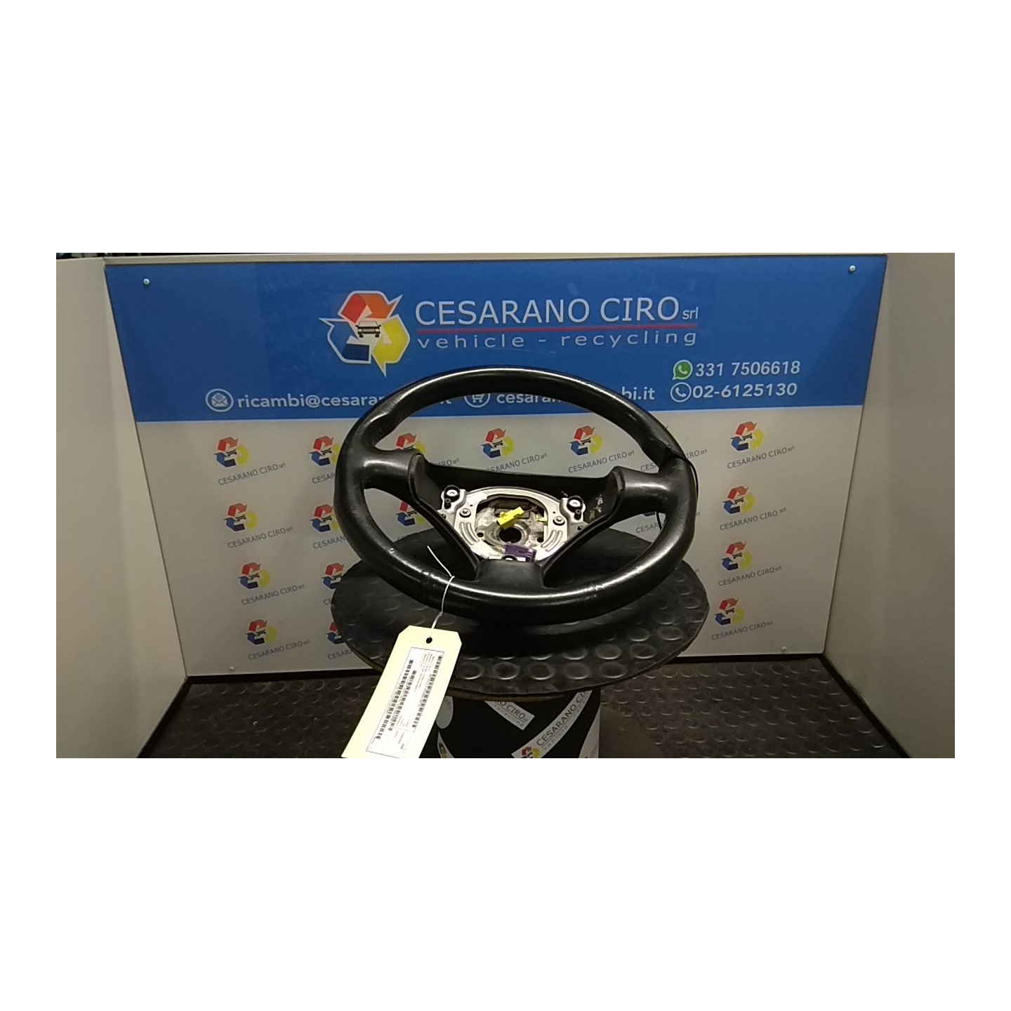 VOLANTE NERO 03-04 128 AUDI A4 (8E) (11/00-11/04) ALT 8E0419091BR6PS