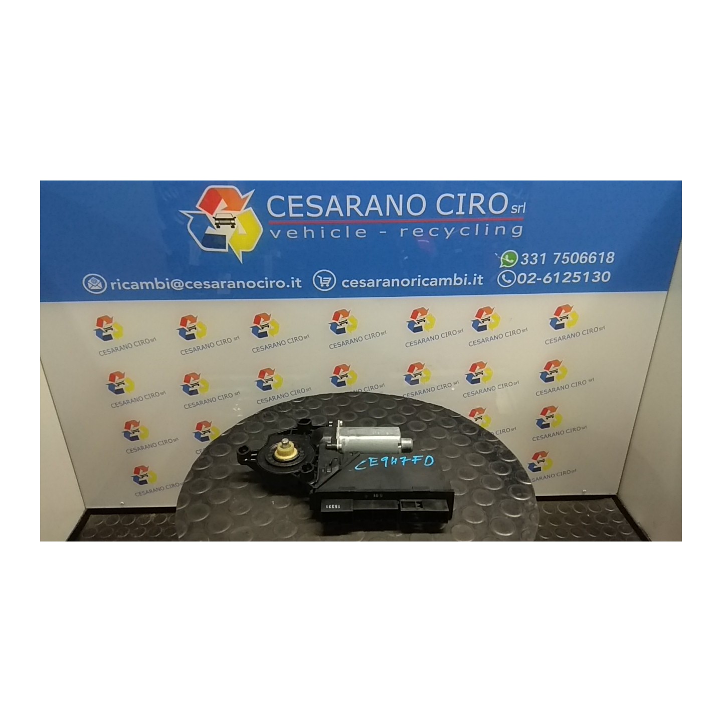 MOTORINO ALZACRISTALLO PORTA POST. SX. 140 AUDI A4 (8E) (11/00-11/04) ALT 8E0959801E