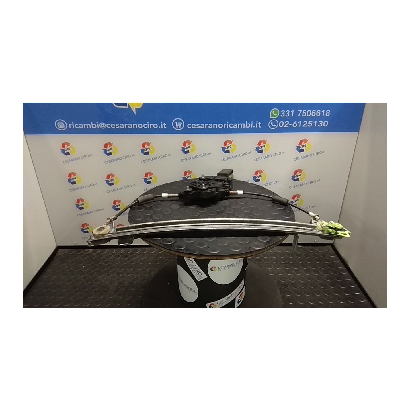 ALZACRISTALLO ELETTR. PORTA ANT. CON MOTORINO DX. 033 FIAT MAREA (03/99-09/03) 186A6000 46528730