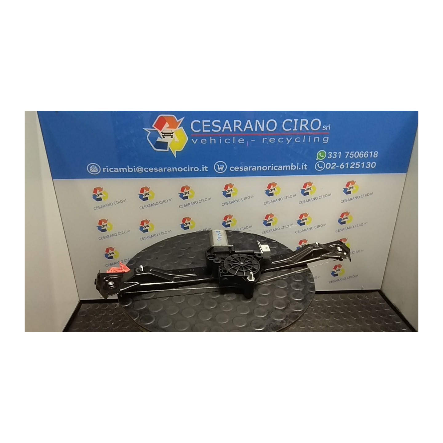 ALZACRISTALLO ELETTR. PORTA ANT. C/MOTORINO DX. 058 FIAT BRAVO (3L) (01/07-03/10) 198A2000 51827393