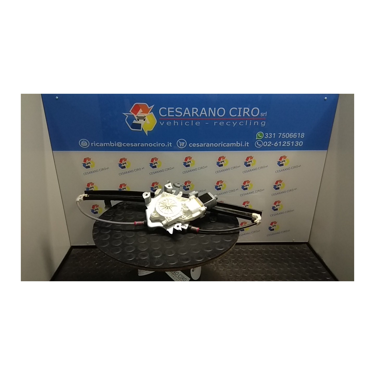 ALZACRISTALLO ELETTR. PORTA ANT. C/MOTORINO DX. 086 NISSAN MICRA (K12E) (11/02-05/06) CR12 80700BC60B