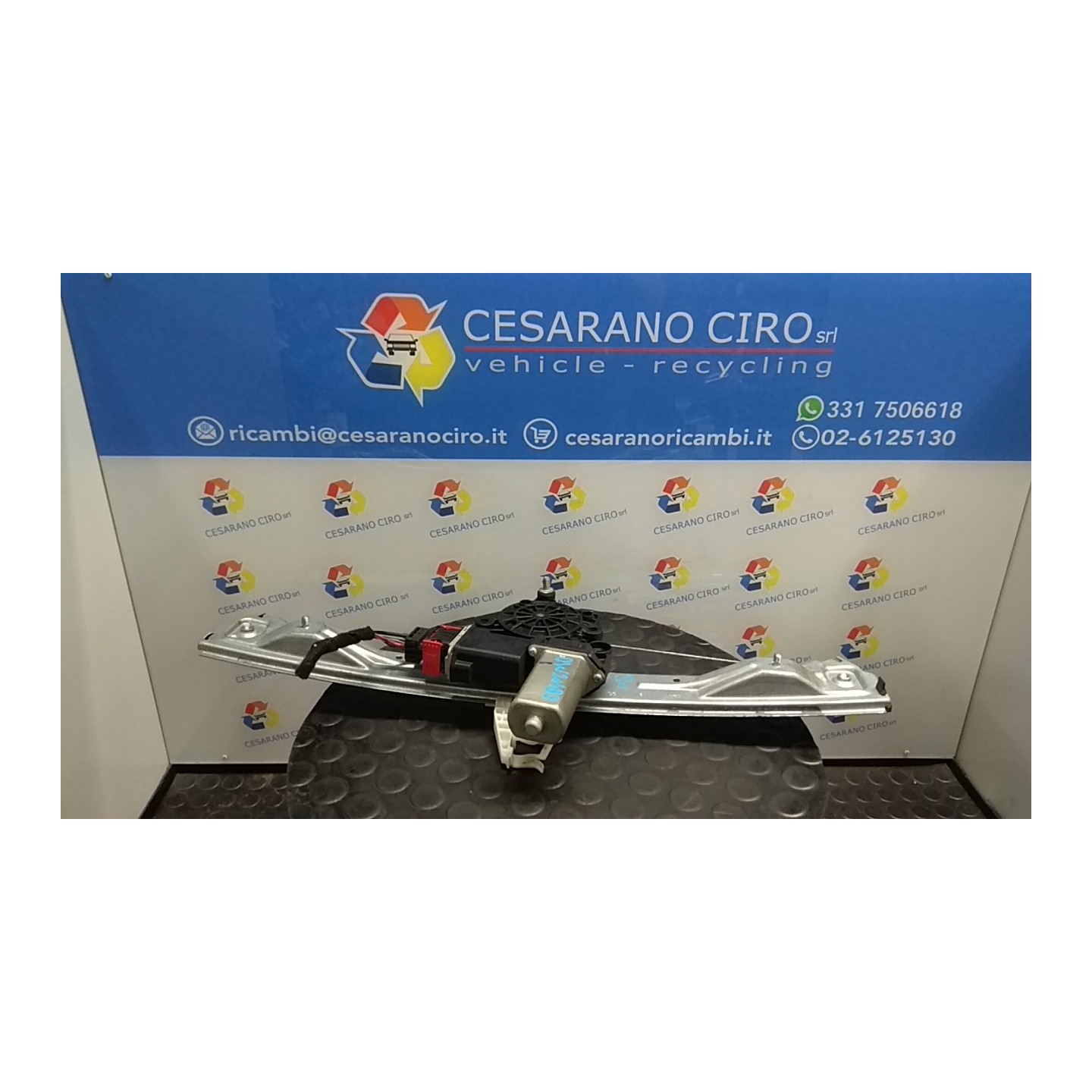 ALZACRISTALLO ELETTR. PORTA ANT. CON MOTORINO SX. 088 LANCIA DELTA (TH) (06/08-03/11) 198A4000 51943449