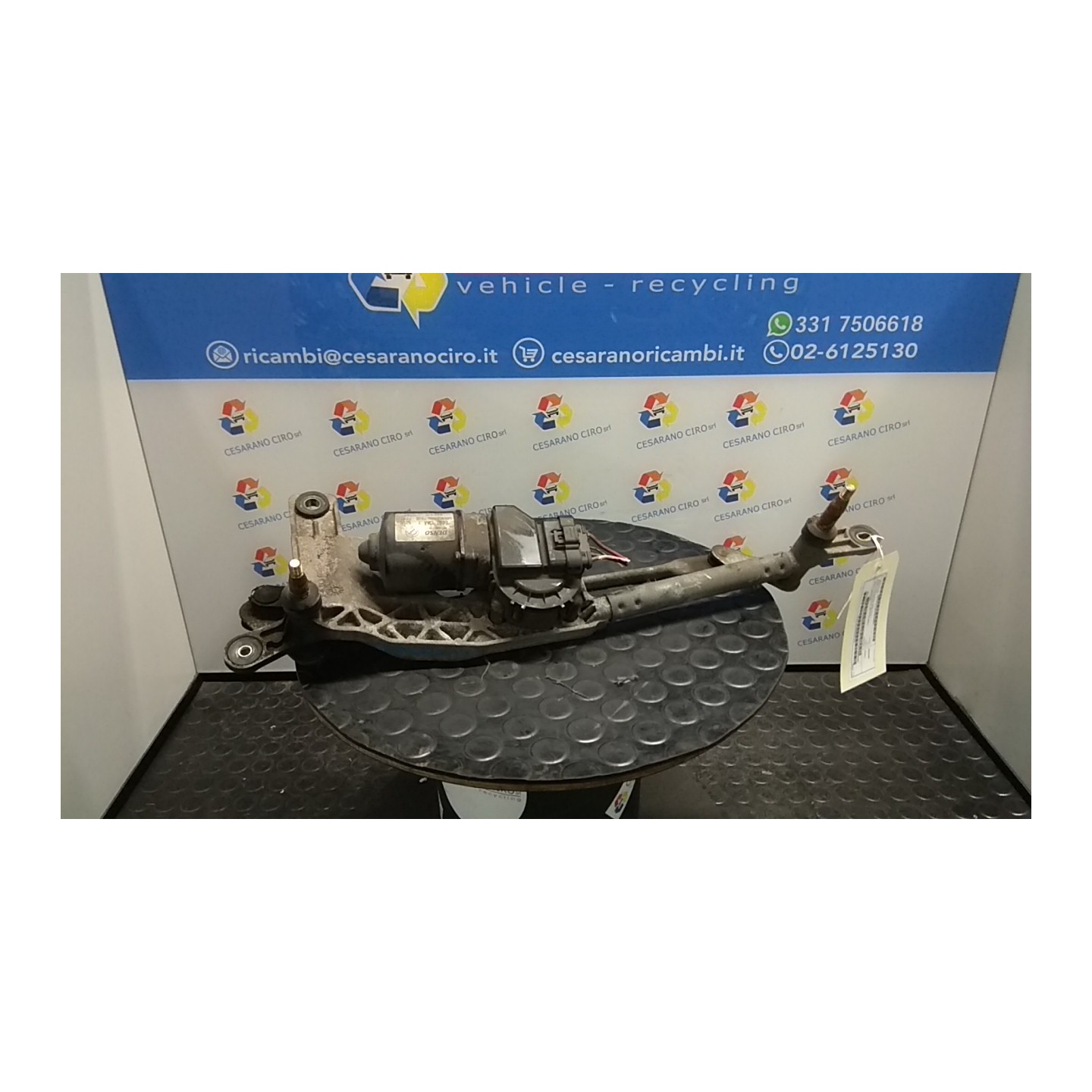 MECCANISMO TERGIPARABREZZA CON MOTORINO 092 FIAT IDEA (4D/2S) (10/03-12/12) 843A1000 NB3753006053001