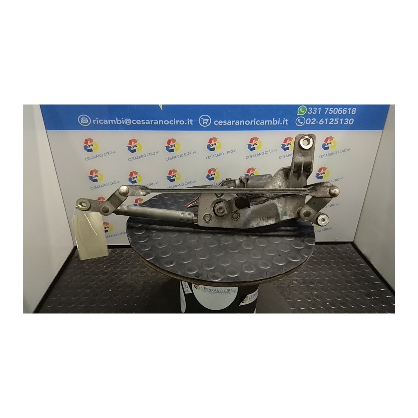 MECCANISMO TERGIPARABREZZA CON MOTORINO 092 FIAT IDEA (4D/2S) (10/03-12/12) 843A1000 NB3753006053001