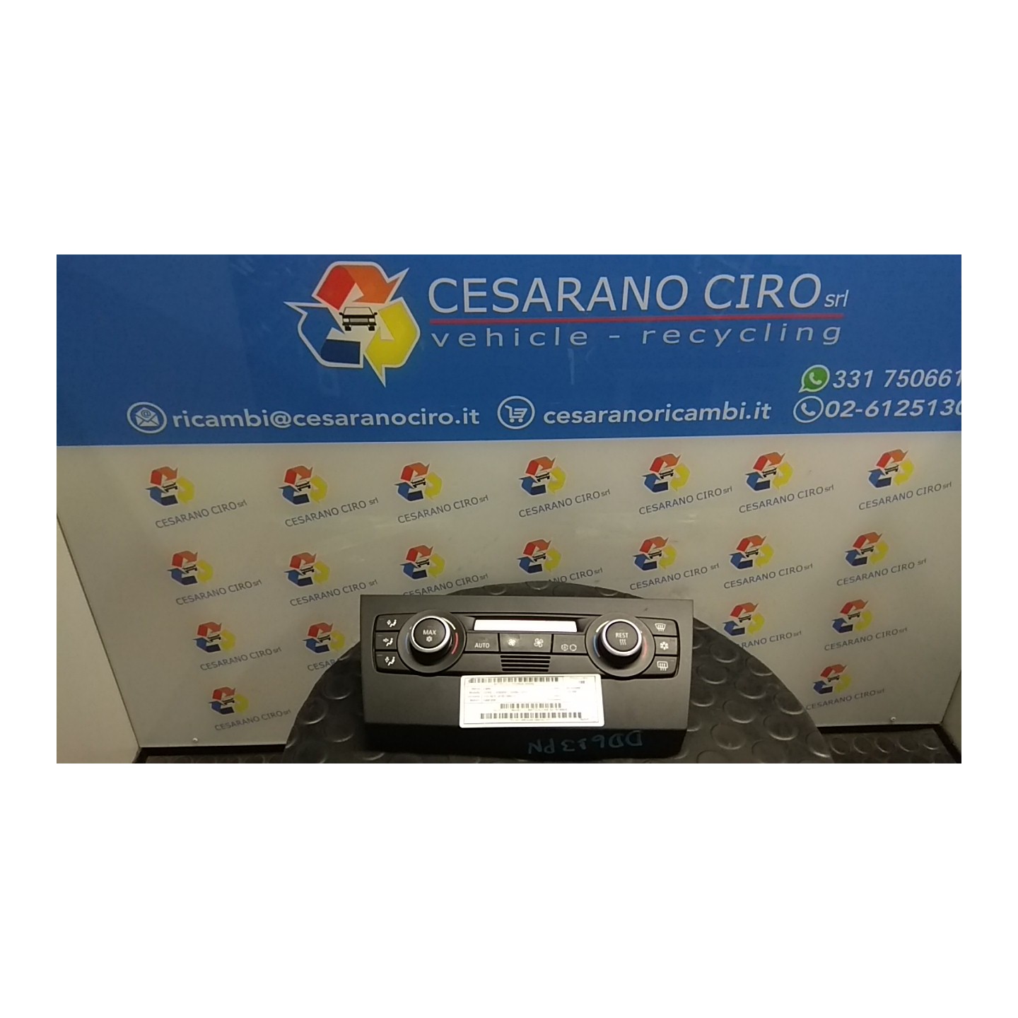BLOCCO COMANDO CLIMATIZZAZIONE 092 BMW SERIE 3 (E90/E91) (02/05-12/11 N46B20B 64119190922