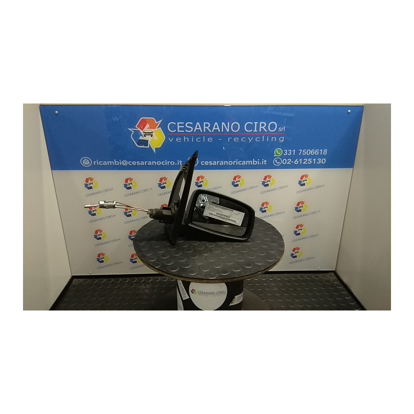 RETROVISORE EST. DX. 125 FIAT PANDA (2Q) (09/03-12/10) 188A4000 735357185