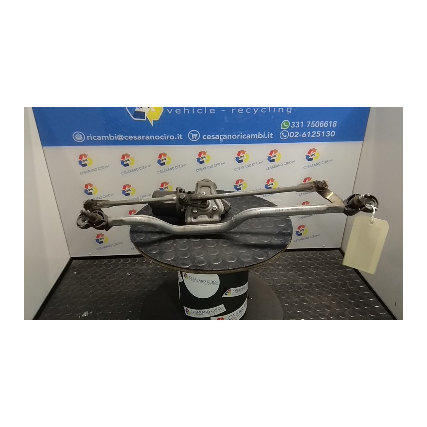 MECCANISMO TERGIPARABREZZA VALEO 150 RENAULT CLIO 2A SERIE (05/01-11/10) D7FG7 7701052155