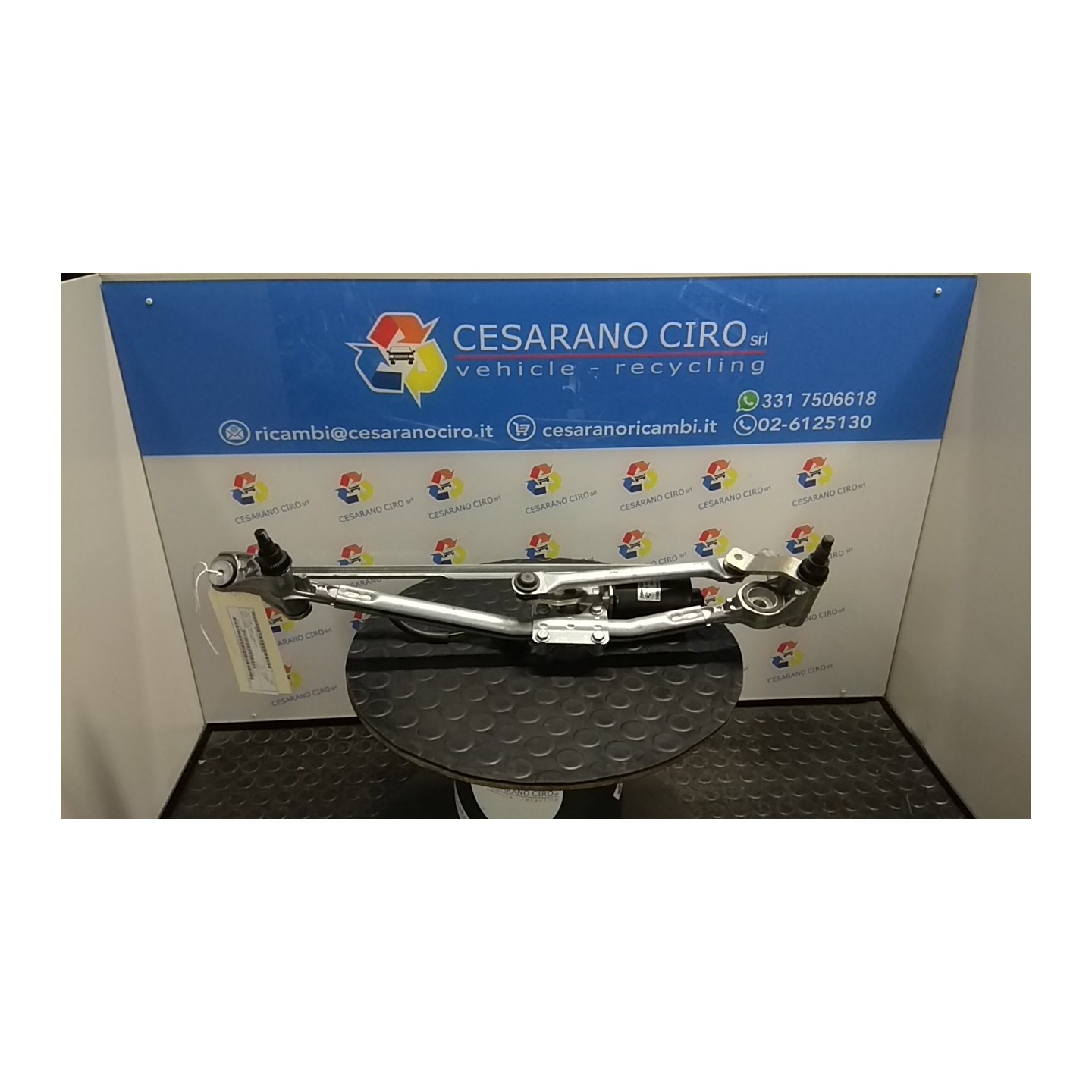 MECCANISMO TERGIPARABREZZA CON MOTORINO 157 BMW SERIE 3 (E90/E91) (02/05-12/11 N46B20B 61617161711