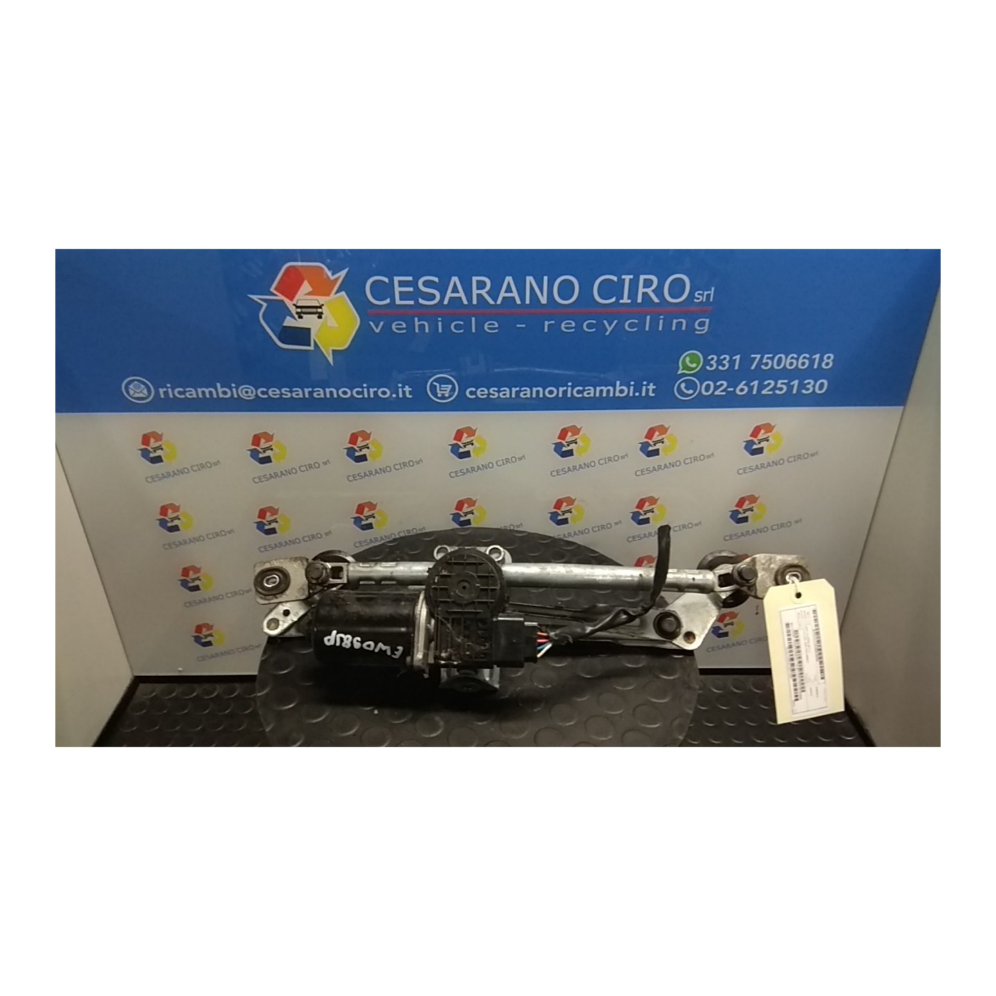 MECCANISMO TERGIPARABREZZA CON MOTORINO 203 KIA PICANTO 2A SERIE (05/11-) B3LA NB3753075025004