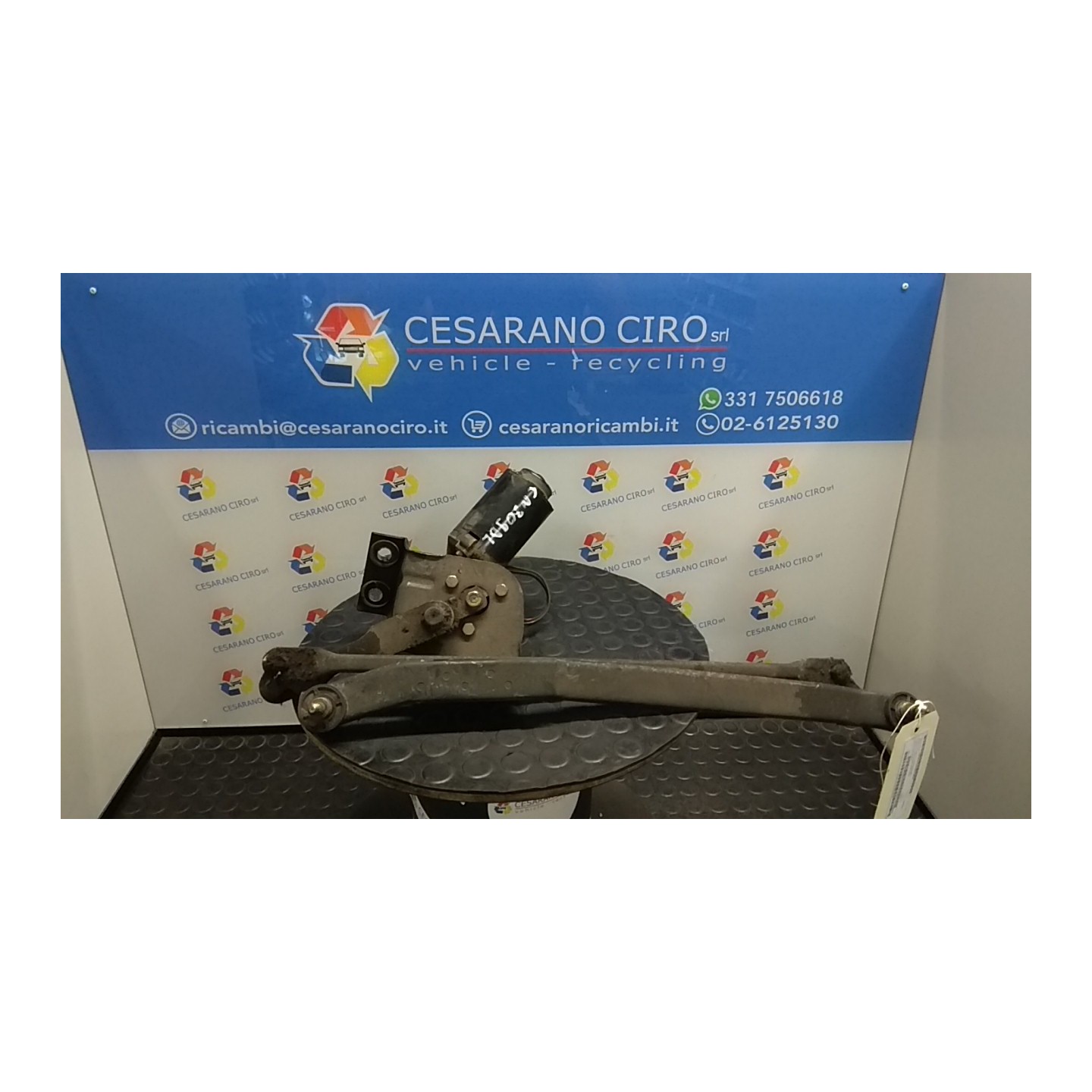 MECCANISMO TERGIPARABREZZA CON MOTORINO 204 FIAT SEICENTO (1E) (02/98-07/05) 187A1000 NB3753006040021