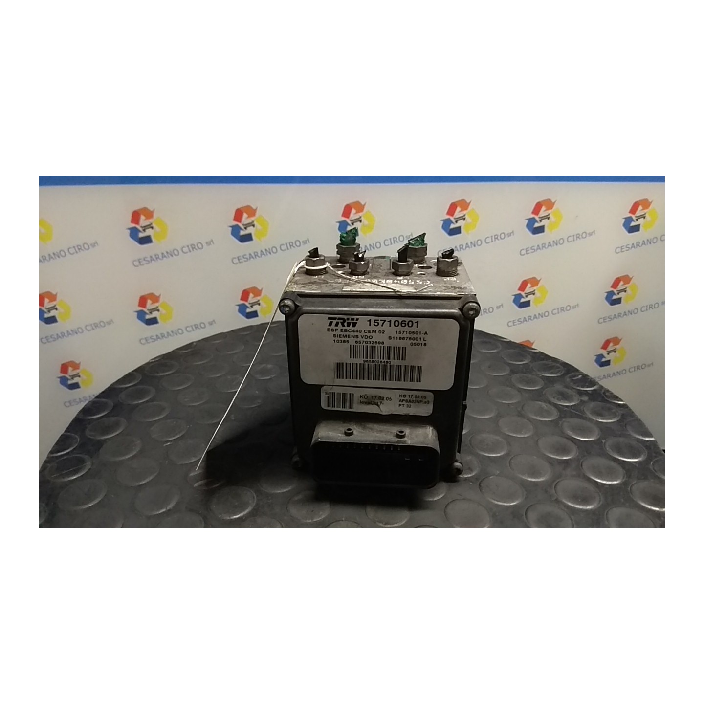 AGGREGATO ABS 077 PEUGEOT 407 (03/04-03/12) RHR 4541X3