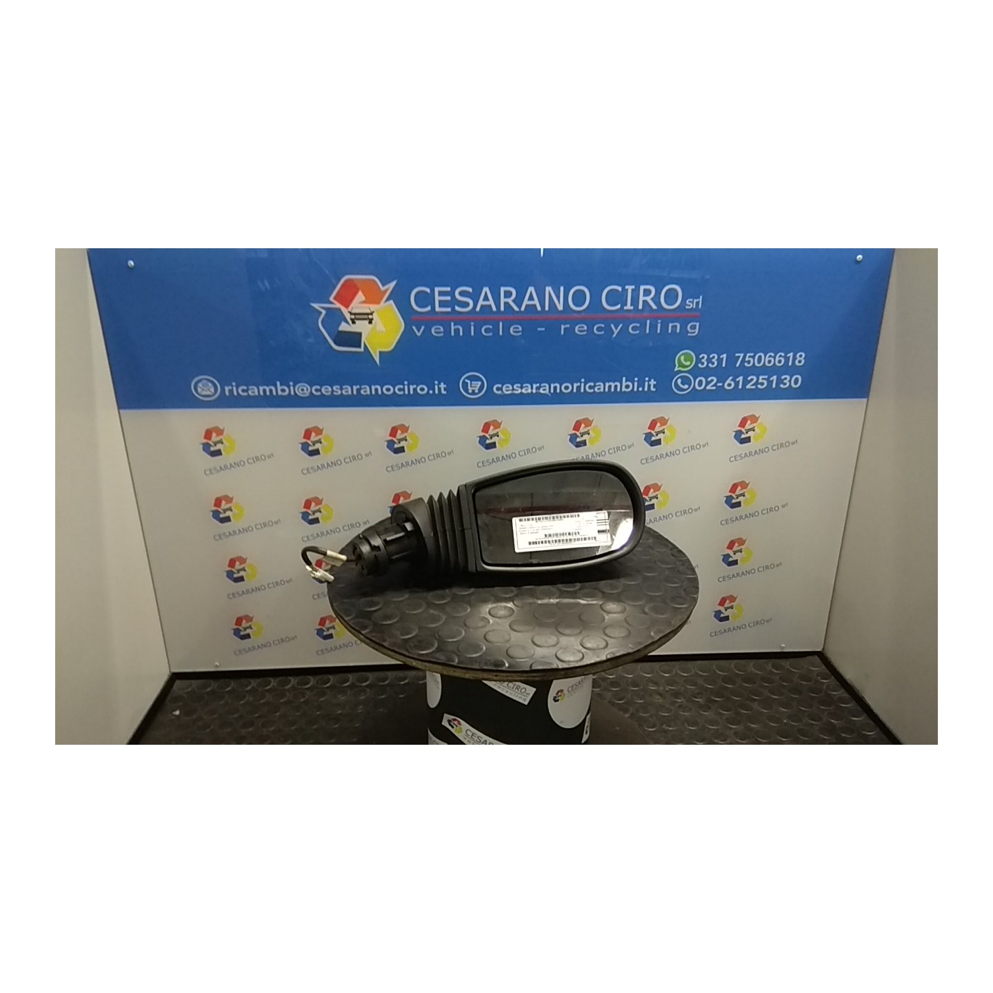 RETROVISORE EST. REGOLAZ. ELETTR. DX. 009 FIAT PUNTO (2U) (07/03-01/07) 188A4000 735395757