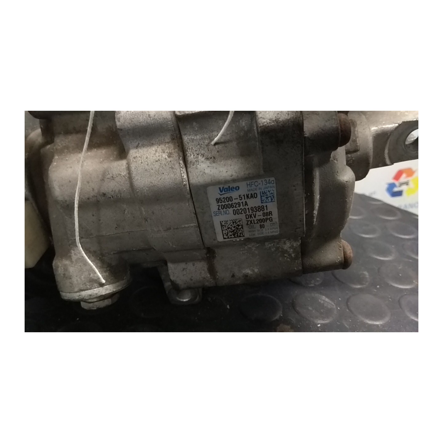 COMPRESSORE A/C 050 SUZUKI SPLASH (02/08-10/15) K10B 9520051KA0000