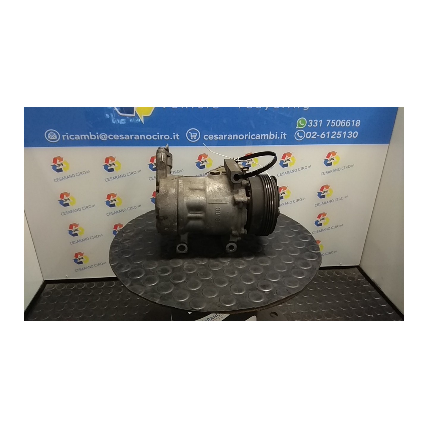 COMPRESSORE A/C 108 RENAULT CLIO 2A SERIE (04/98-04/01) D7FD7 7700106069