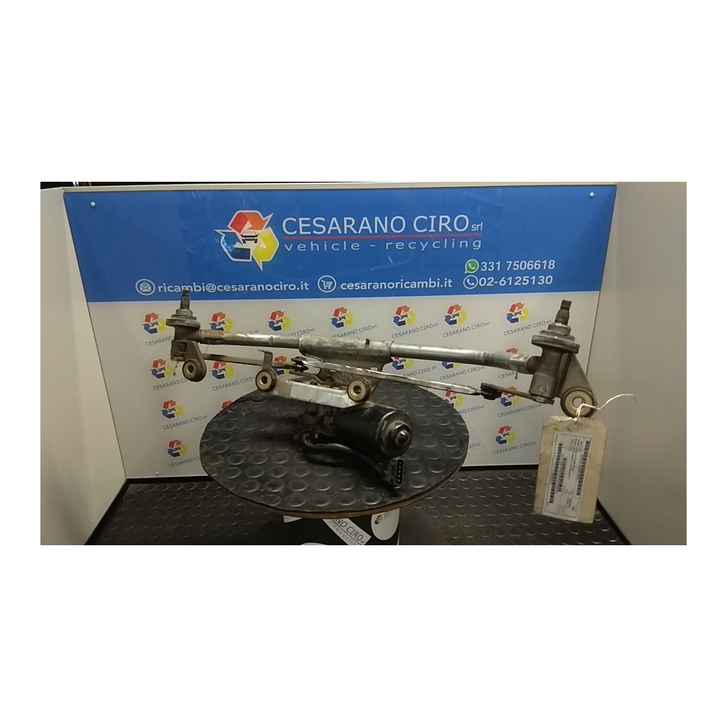 MECCANISMO TERGIPARABREZZA 118 FIAT SCUDO (PL) (02/96-12/03) RHZ 9406401878