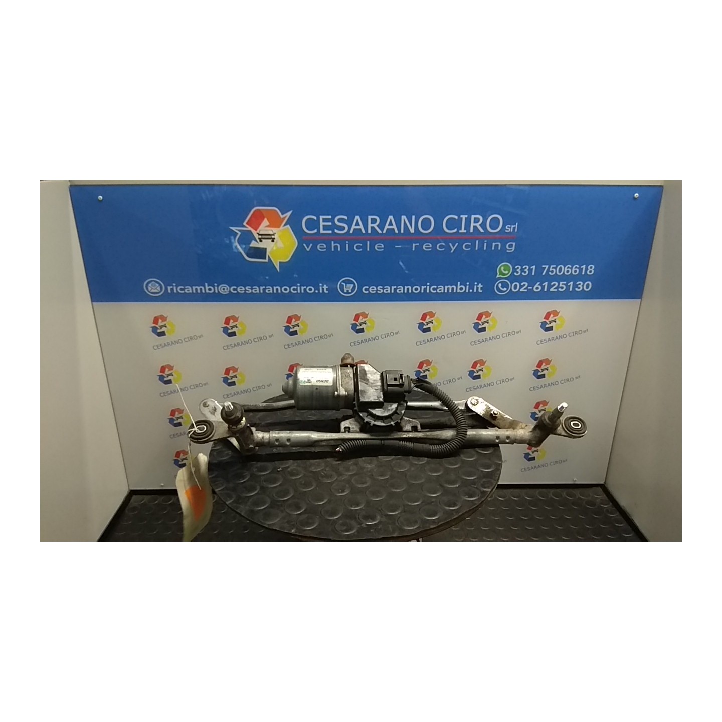 MECCANISMO TERGIPARABREZZA CON MOTORINO 120 FIAT PANDA (33) (12/11-04/17) 169A4000 52024852