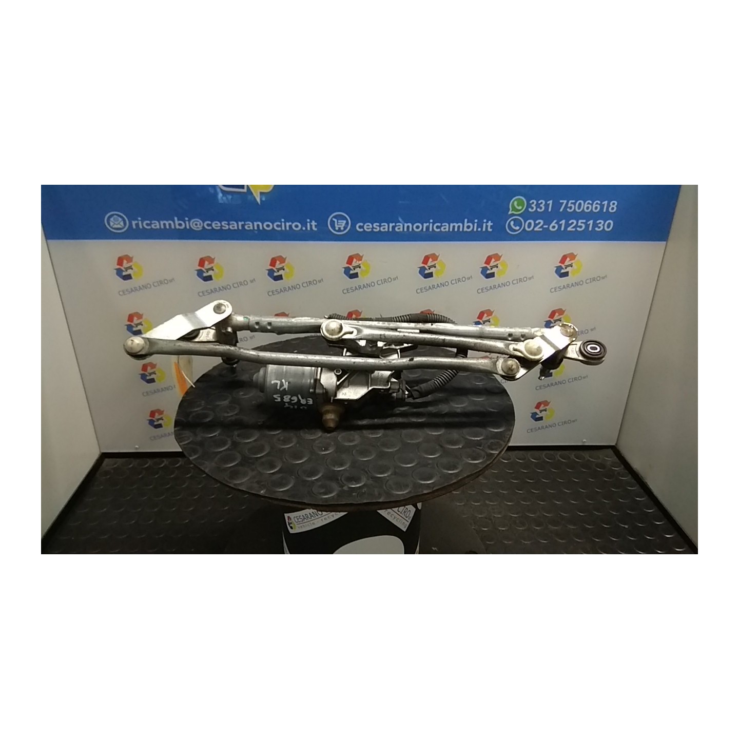 MECCANISMO TERGIPARABREZZA CON MOTORINO 120 FIAT PANDA (33) (12/11-04/17) 169A4000 52024852