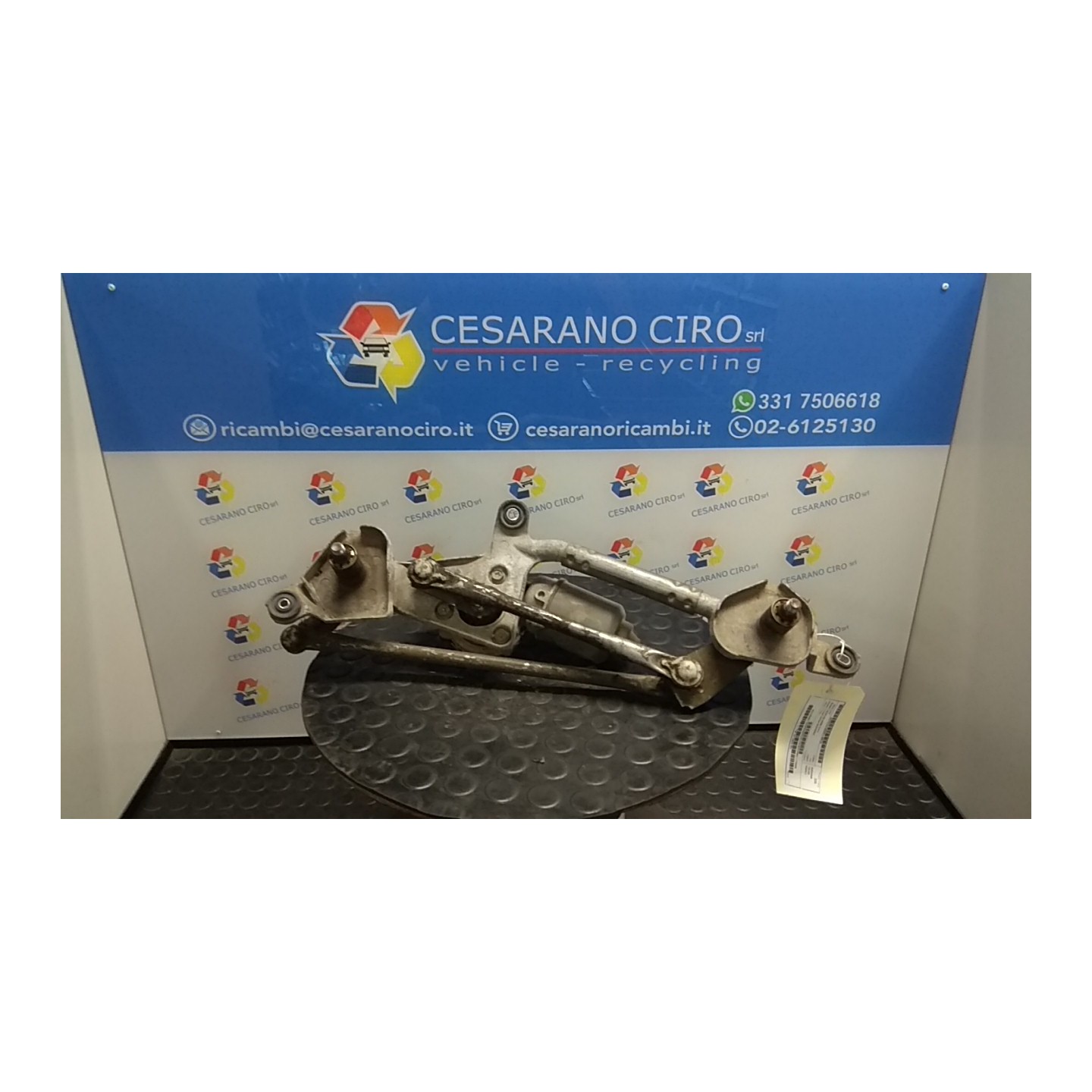 MECCANISMO TERGIPARABREZZA CON MOTORINO 124 FIAT SEDICI (3B) (02/06-11/11) D19AA 71750969