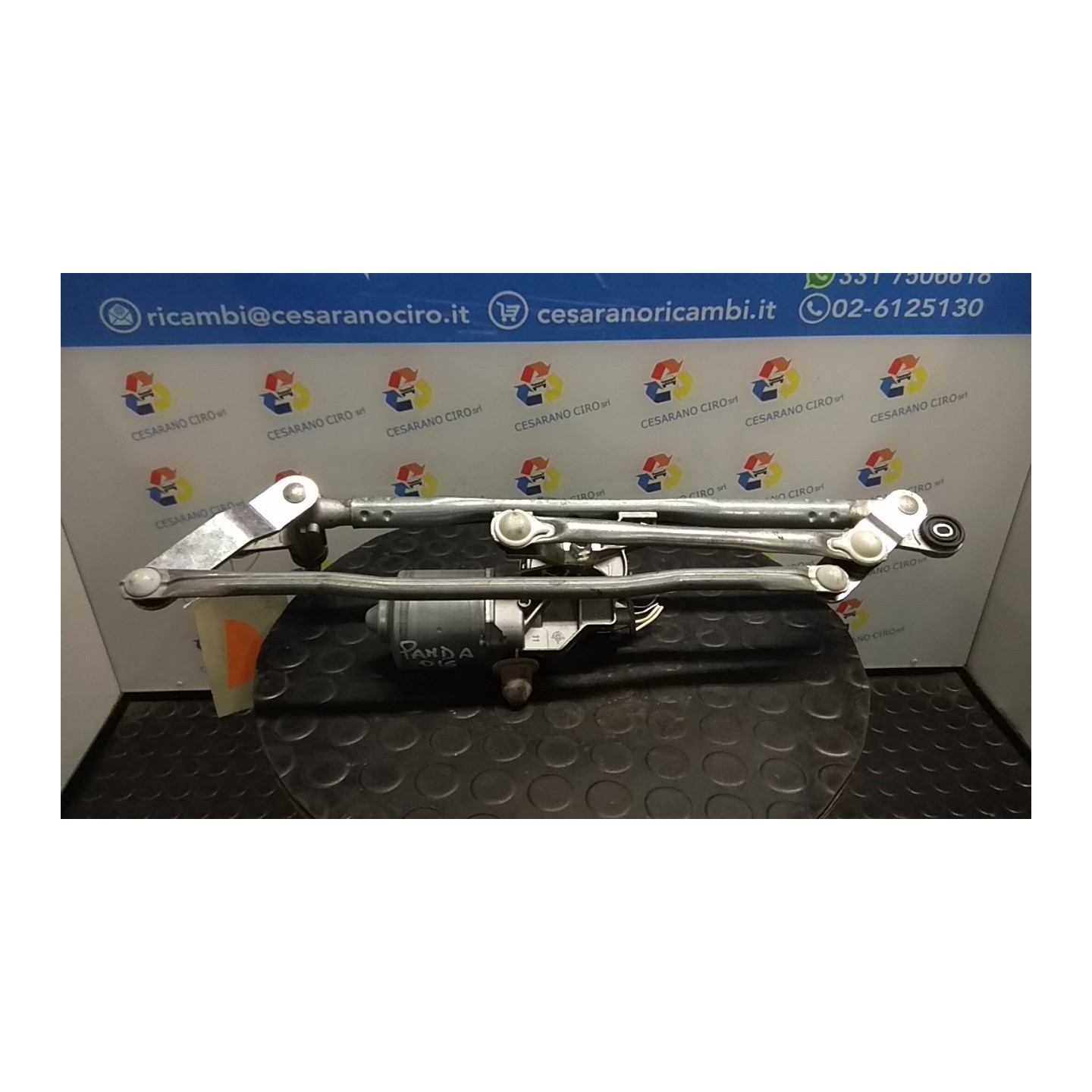 MECCANISMO TERGIPARABREZZA CON MOTORINO 129 FIAT PANDA (33) (12/11-) 169A4000 52024852