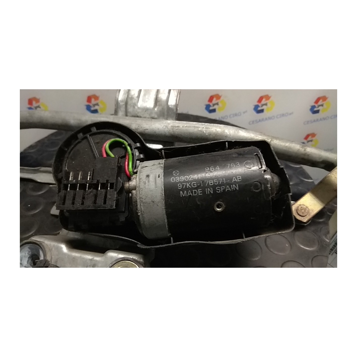 MECCANISMO TERGIPARABREZZA CON MOTORINO 156 FORD KA (CCQ) (11/96-10/08) J4D NB3753007020001