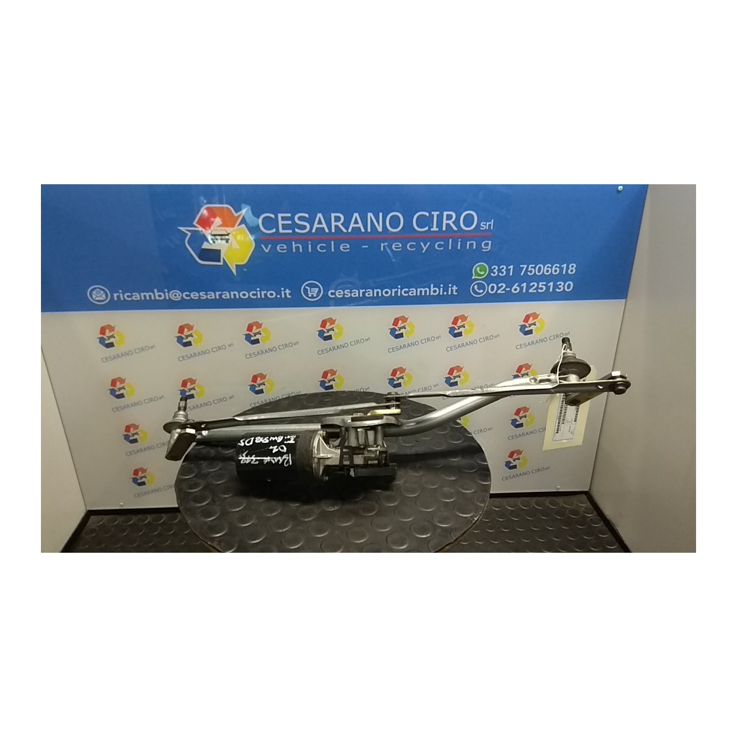 MECCANISMO TERGIPARABREZZA CON MOTORINO 157 BMW SERIE 3 (E46) (05/98-09/01) 194E1 61617071693