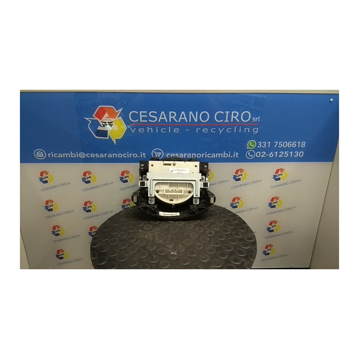 BLOCCO COMANDO CLIMATIZZAZIONE BASE 030 NISSAN MICRA (K13K) (09/10-) HR12 275103HN4B
