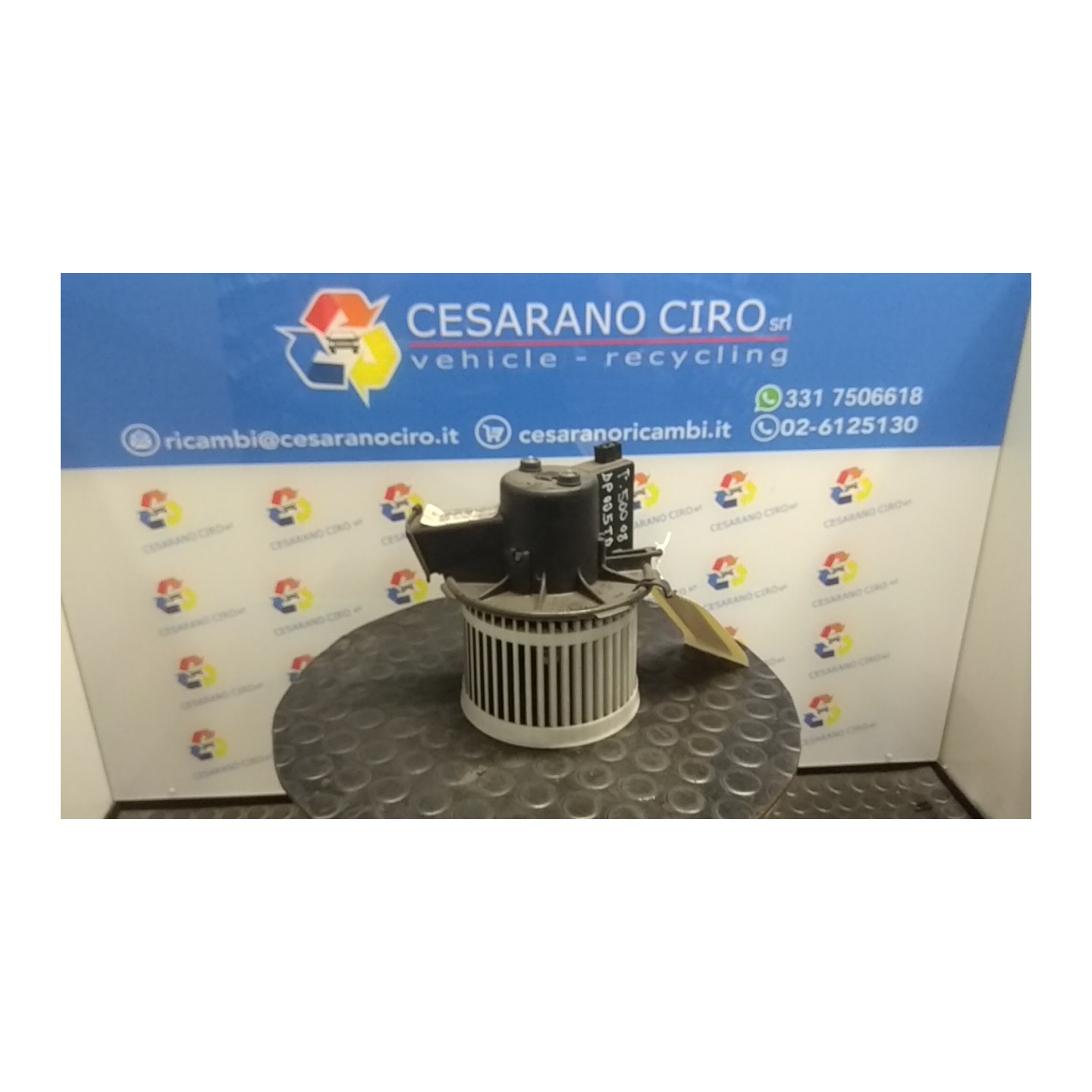 MOTORINO VENTILAZIONE ABITACOLO C/A/C 067 FIAT 500 (3P) (07/07-01/15) 169A4000 77364885
